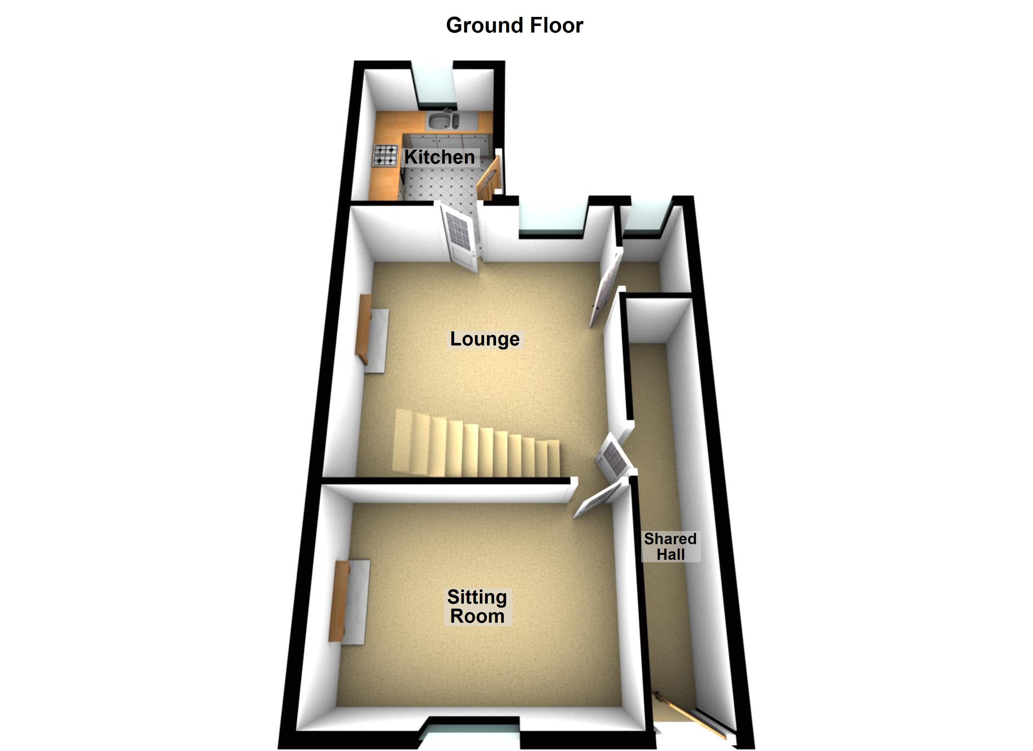 2 Bedrooms Terraced house for sale in North Row, Barrow-In-Furness LA13