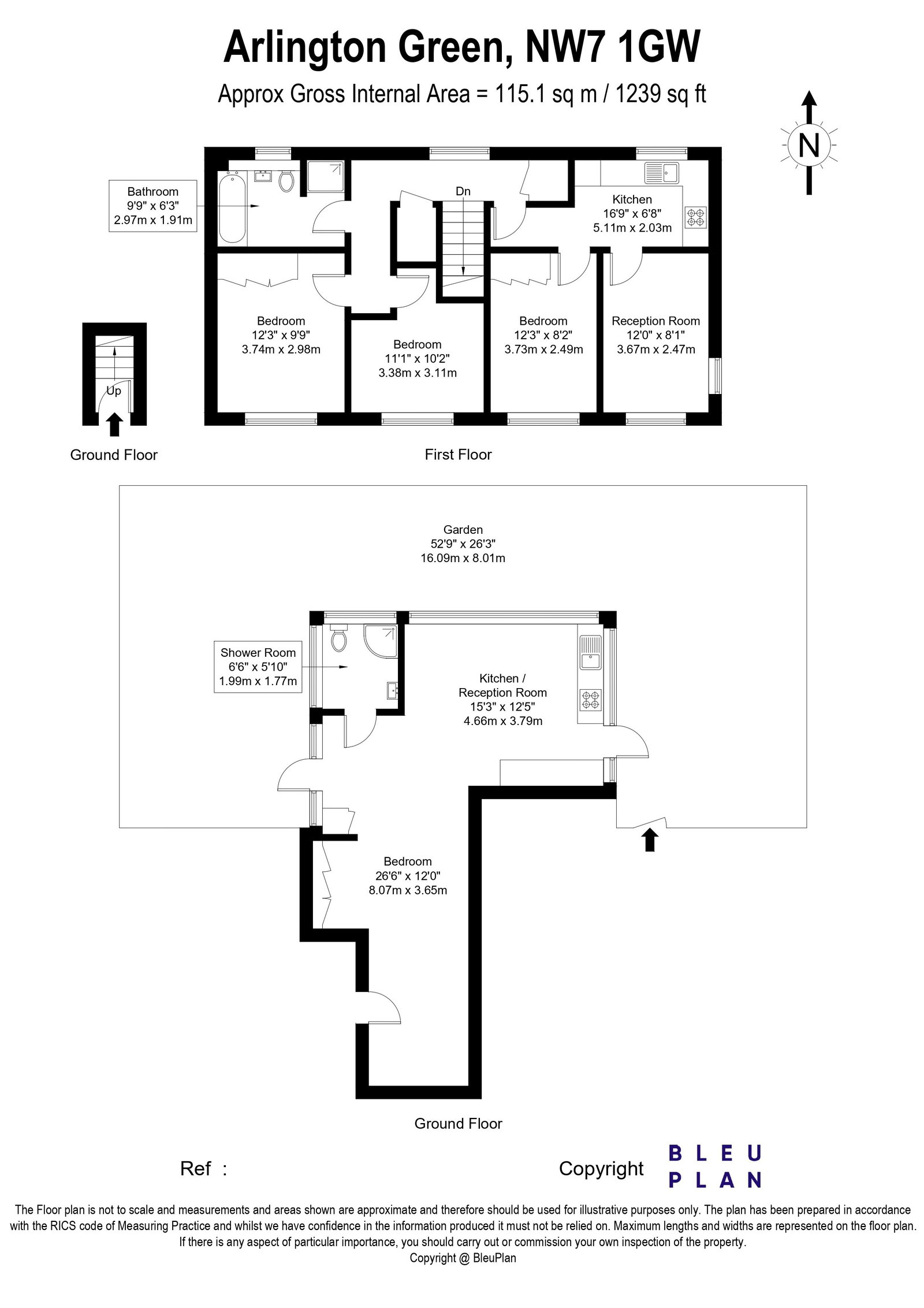 5a, Arlington Green, London floorplan