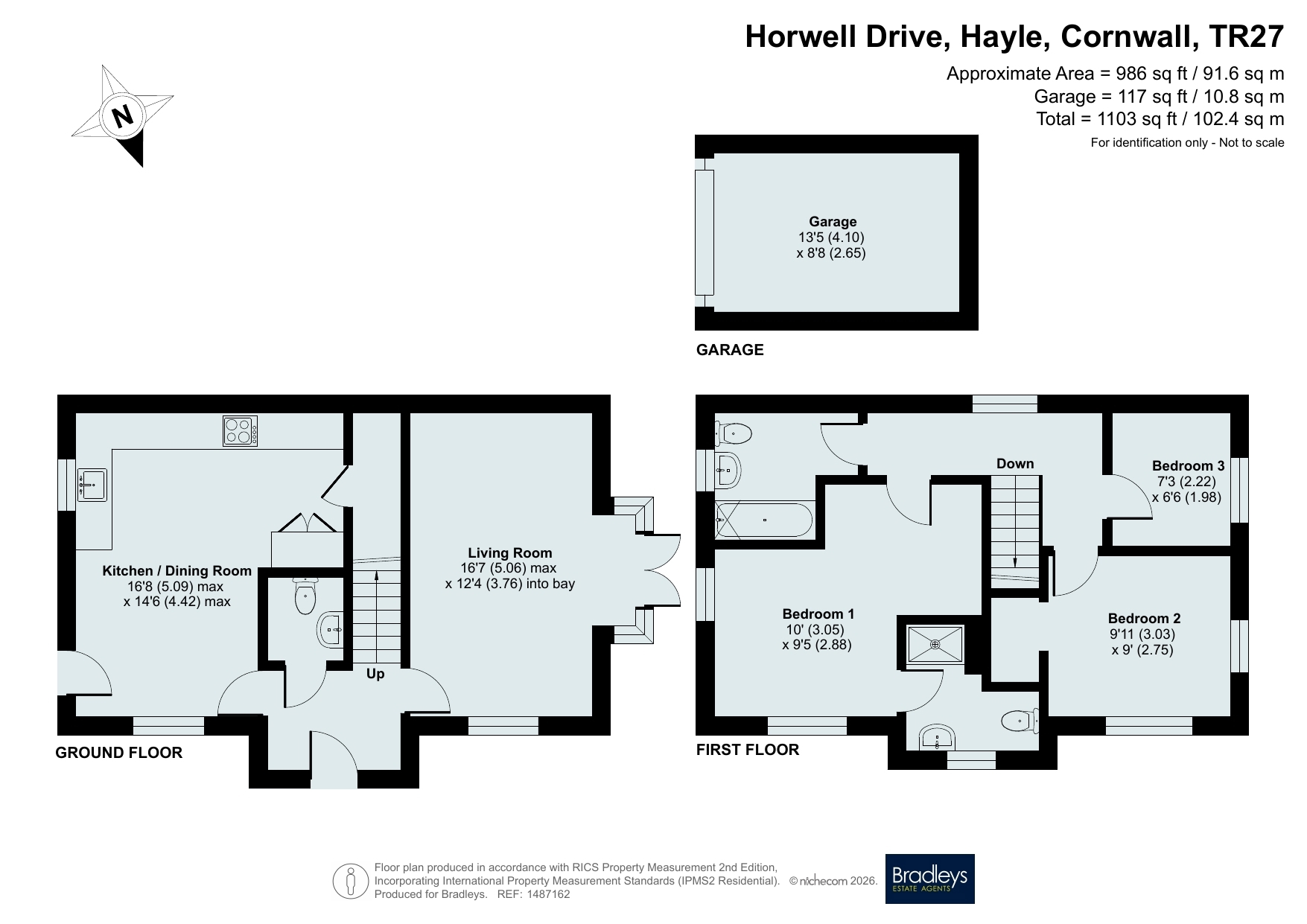 17 Horwell Drive, Hayle Cornwall, Cornwall floorplan