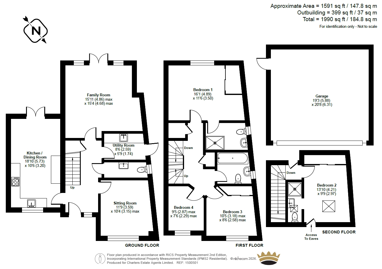 40J,, Upper Hale Road, Surrey- floorplan