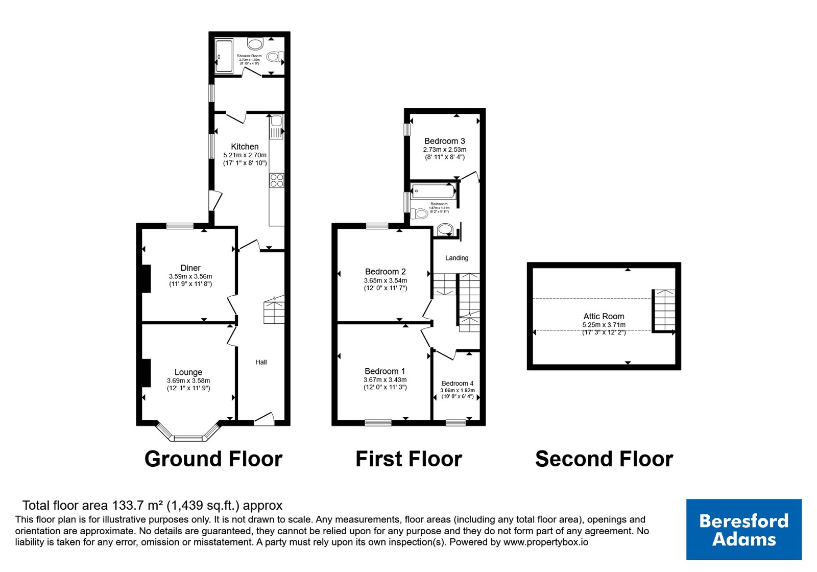 Rhosynfa,, Fron Crescent, Conwy floorplan