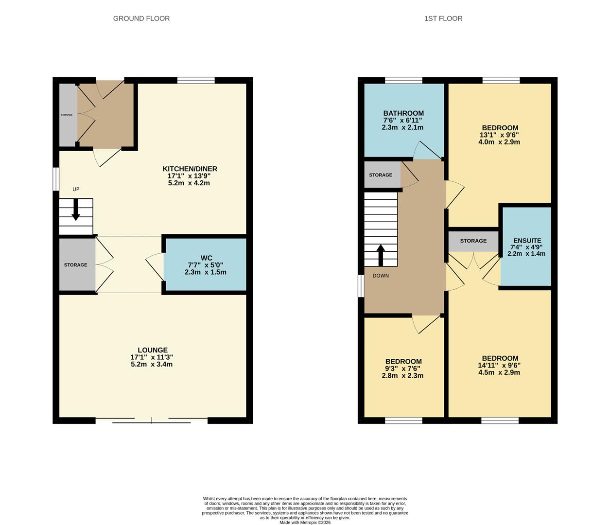 5, Ferndale Close, Finedon floorplan