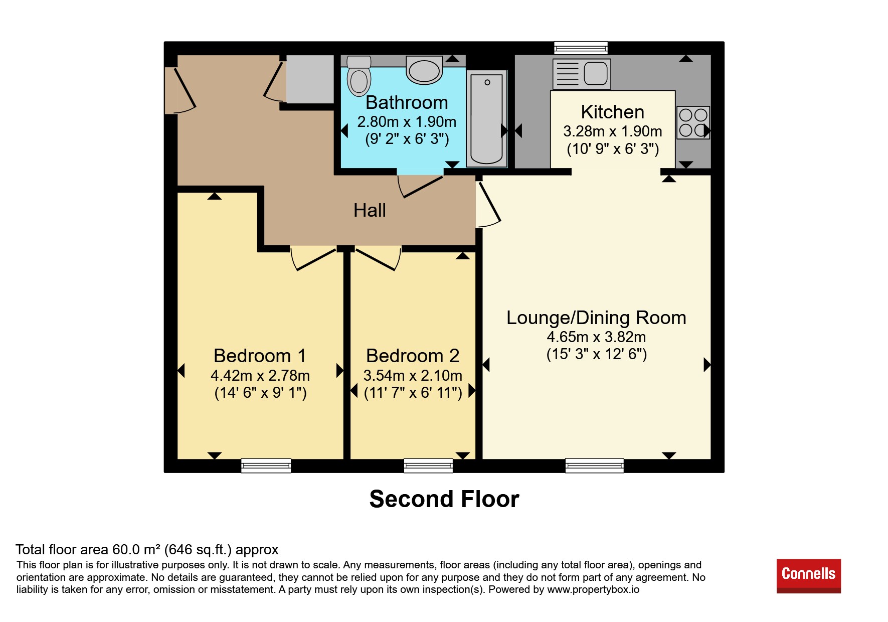 9c, Whitelands Way, Bicester floorplan
