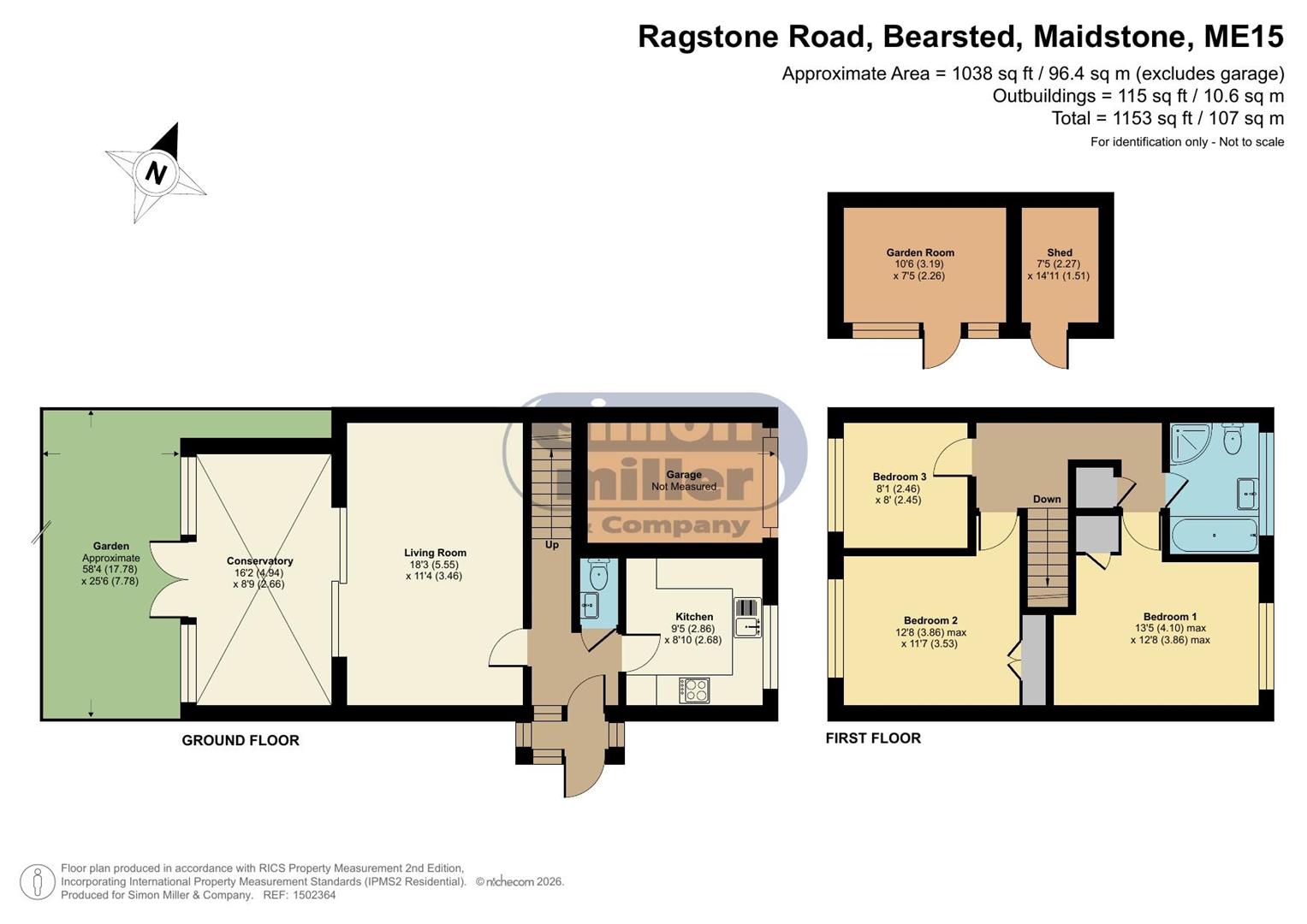 48, Ragstone Road, Maidstone floorplan
