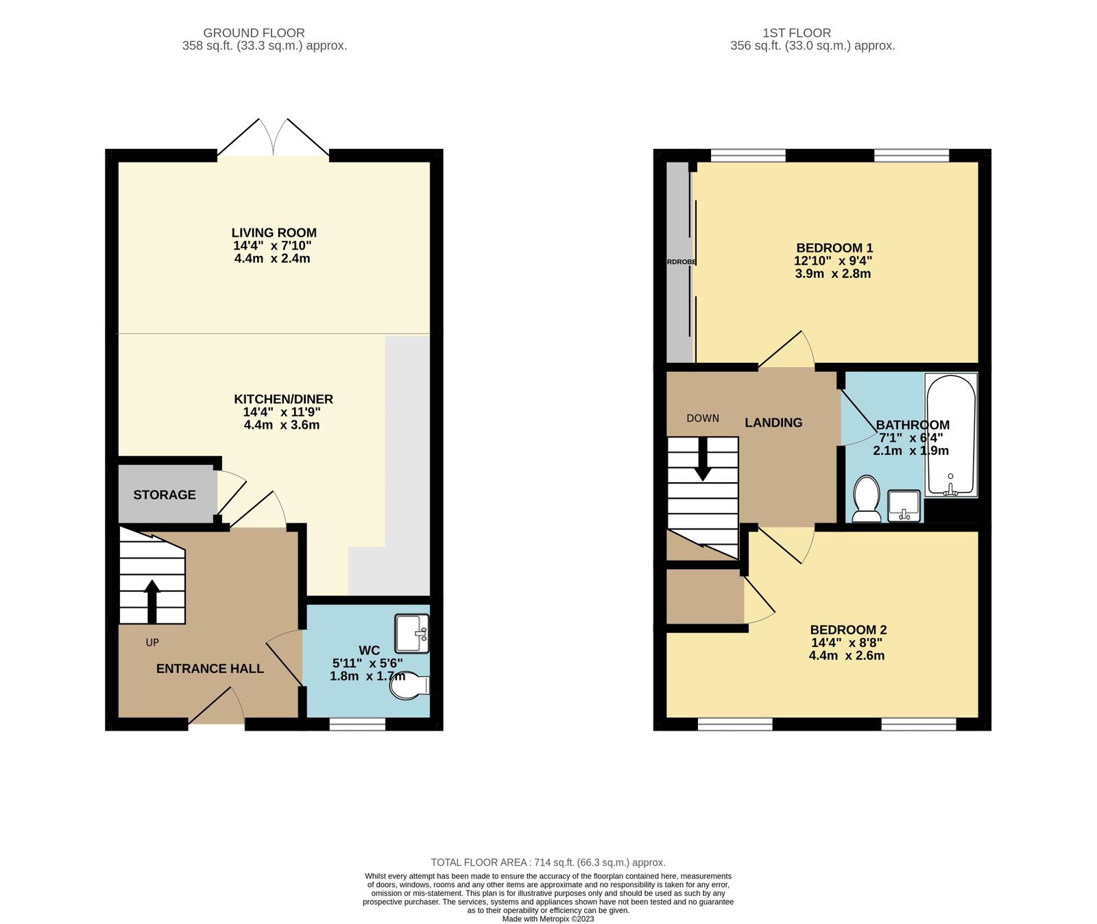 1, James Lloyd Drive, York floorplan