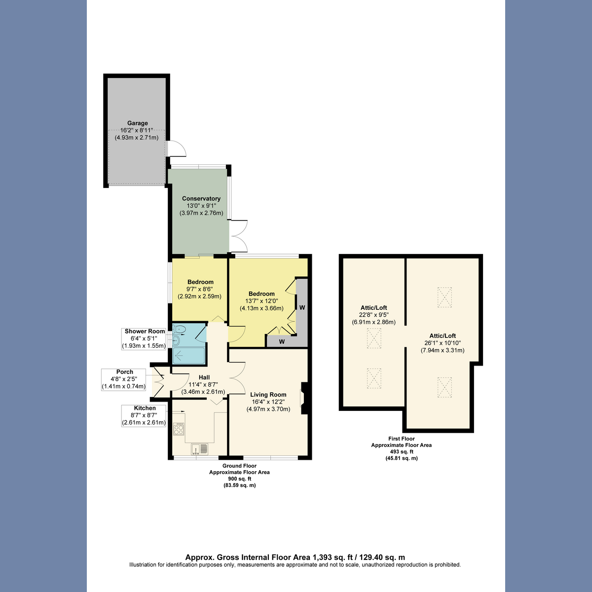 84, Hall Drive, Burley in Wharfedale floorplan