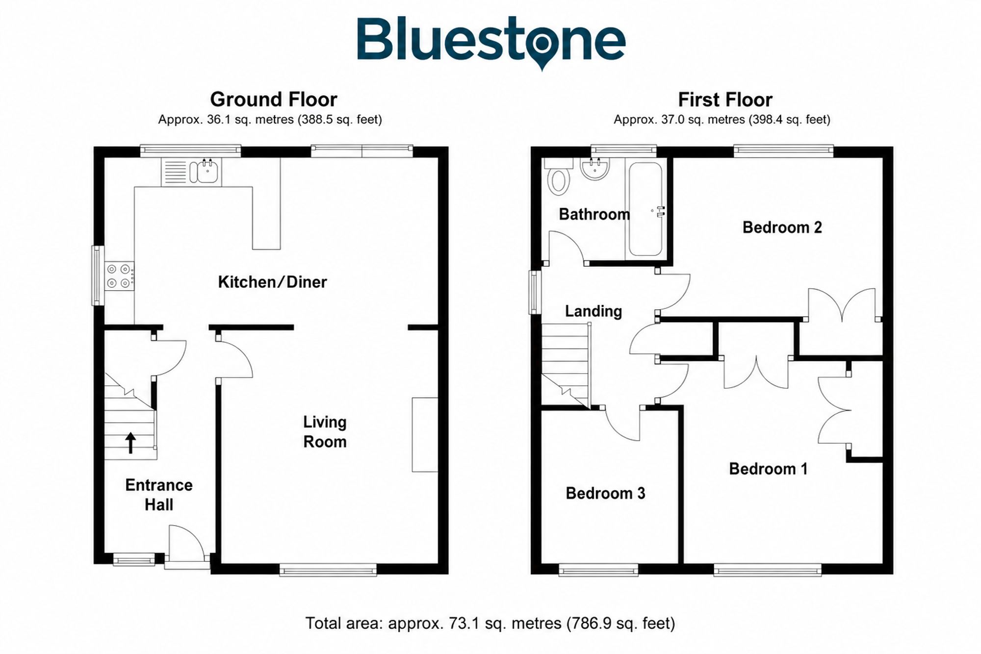 15 Dents Hill, Newport floorplan