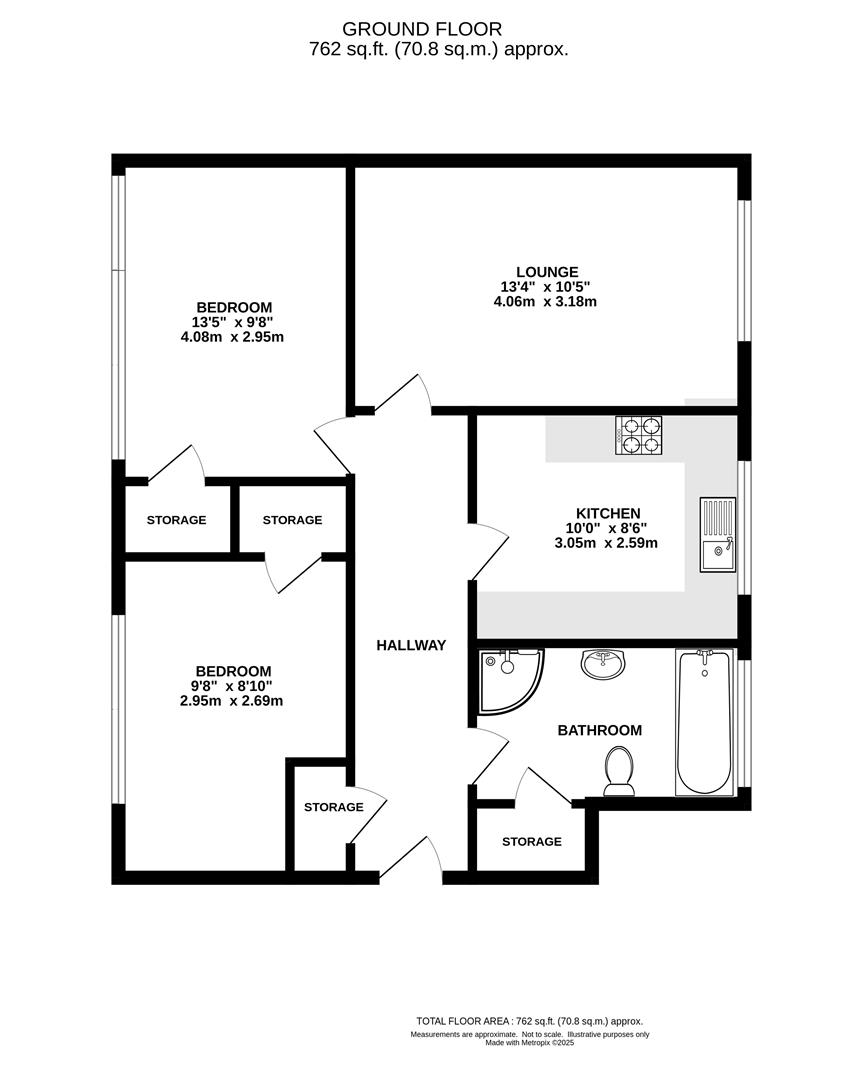 3 Hamlet Court, Leonard Way, Brentwood floorplan