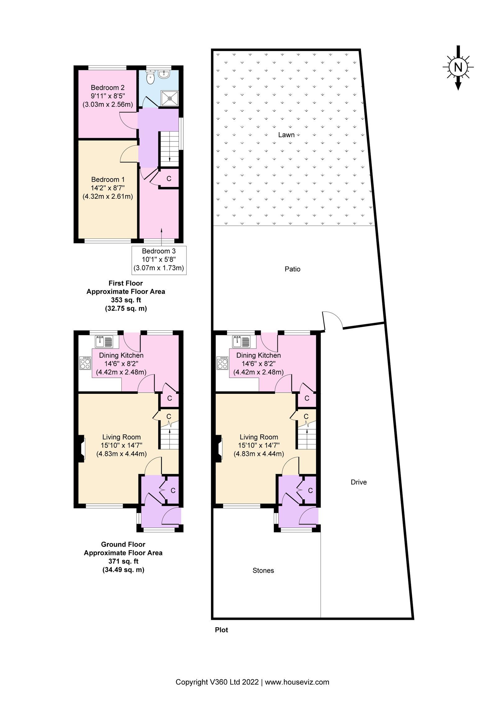 83, Heyes Drive, Wallasey floorplan