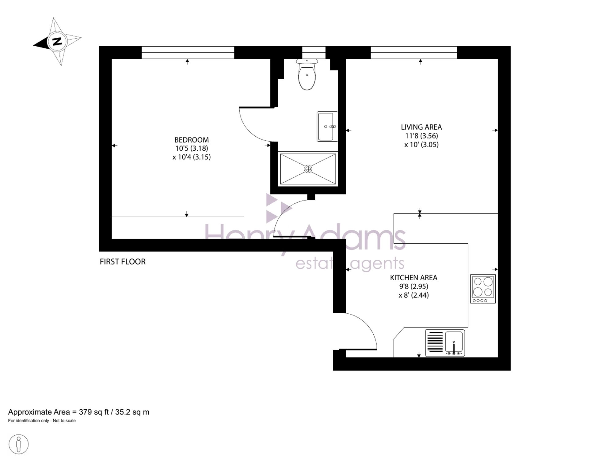Flat 4, Hill House, Chichester floorplan