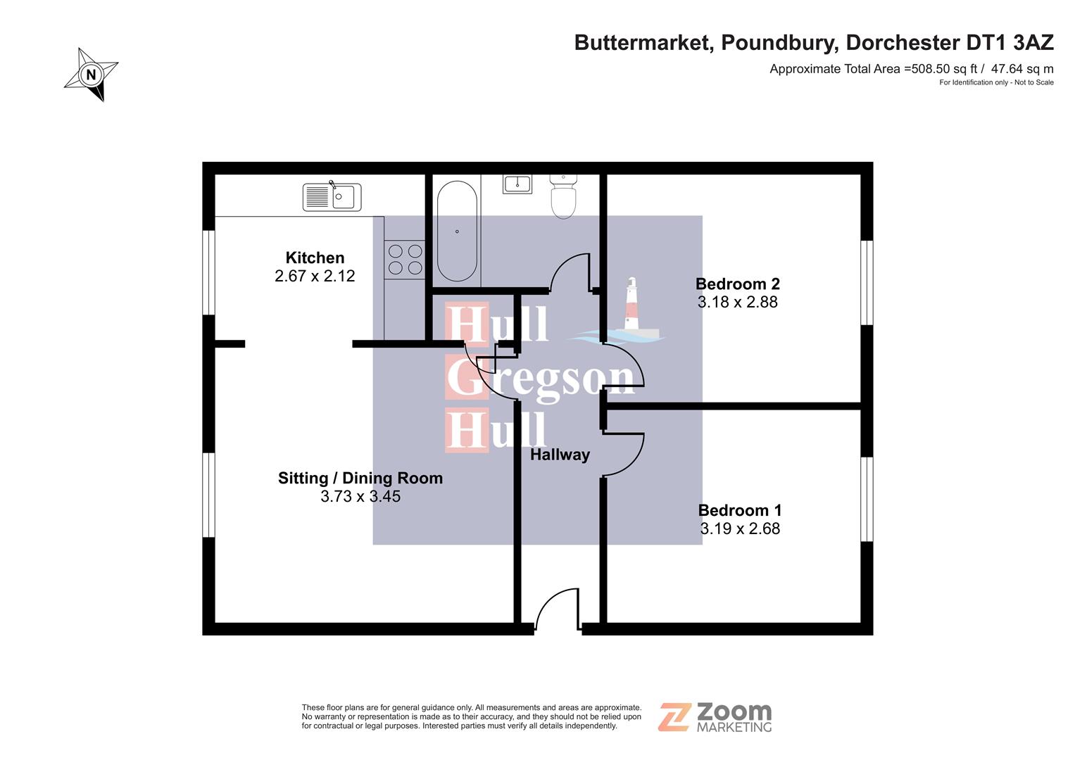 Flat 5, 15, Buttermarket, Dorchester floorplan