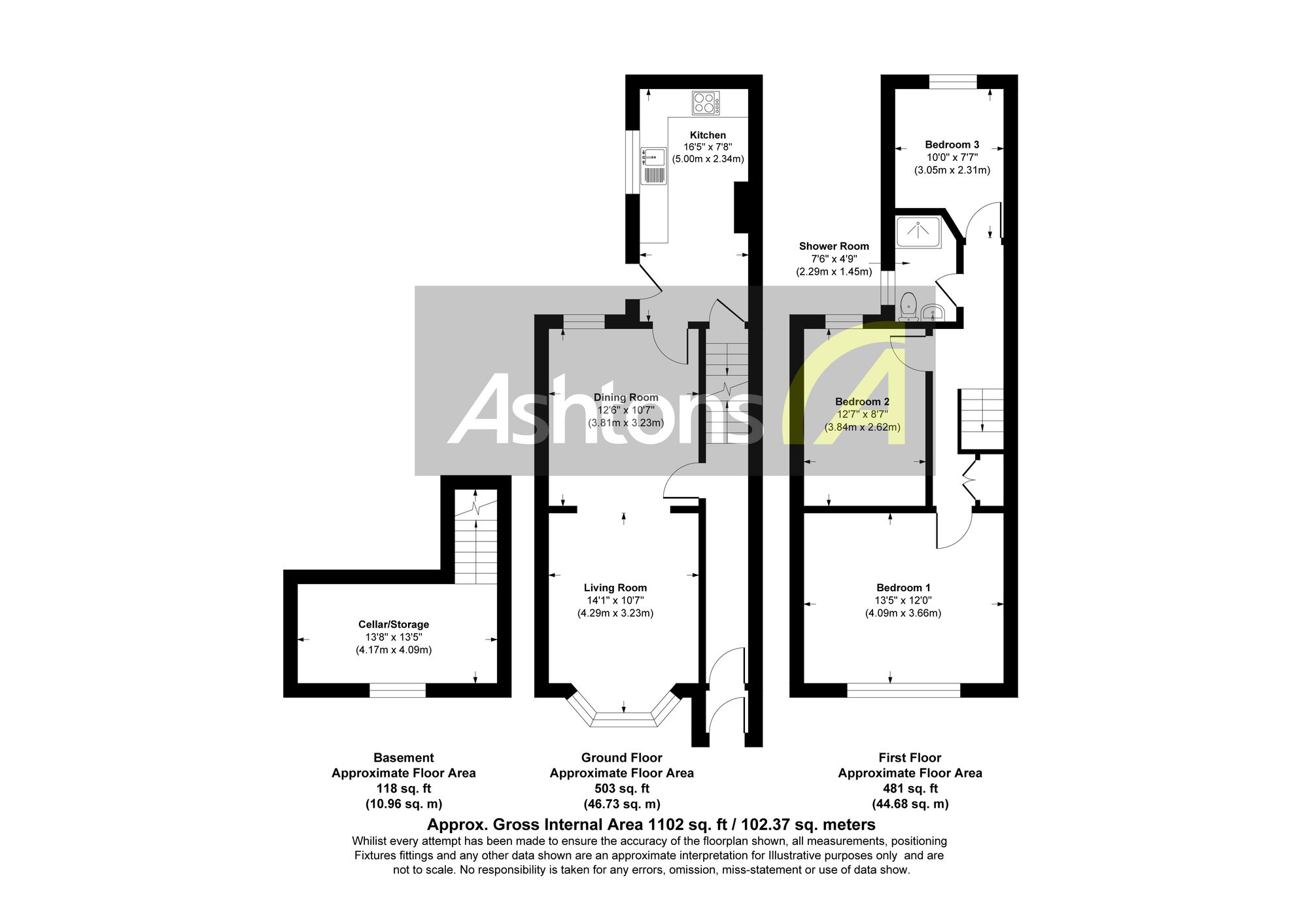 3 Victoria Road, Runcorn floorplan