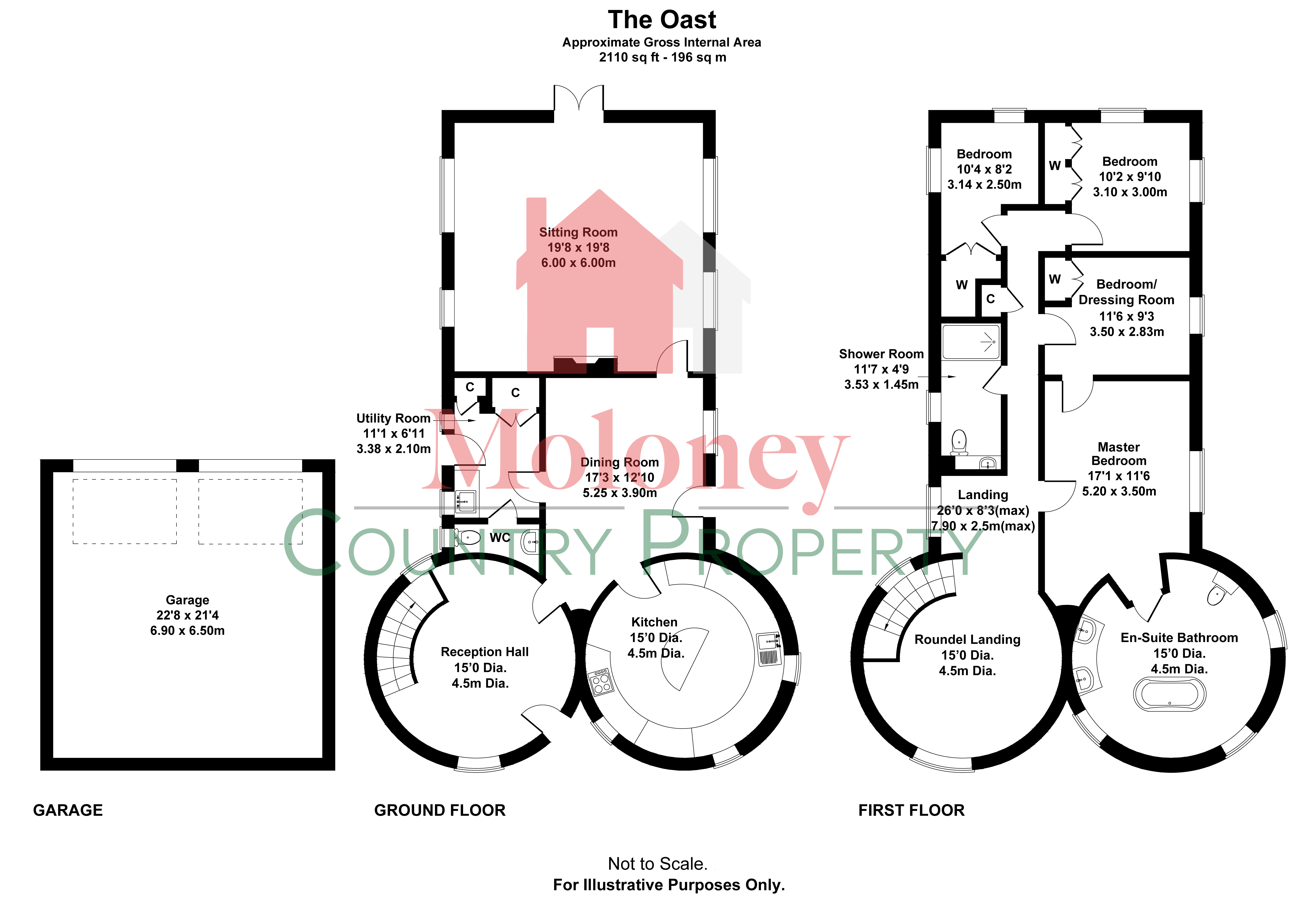 The Oast, Budd's Lane, Tenterden floorplan