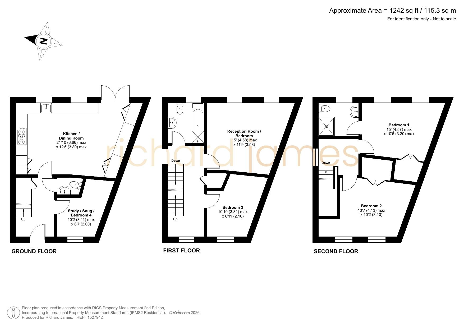 52, Dowland Close, Swindon floorplan