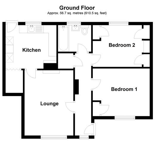 2 Bedrooms Maisonette for sale in Mcalpine Crescent, Loose, Maidstone, Kent ME15