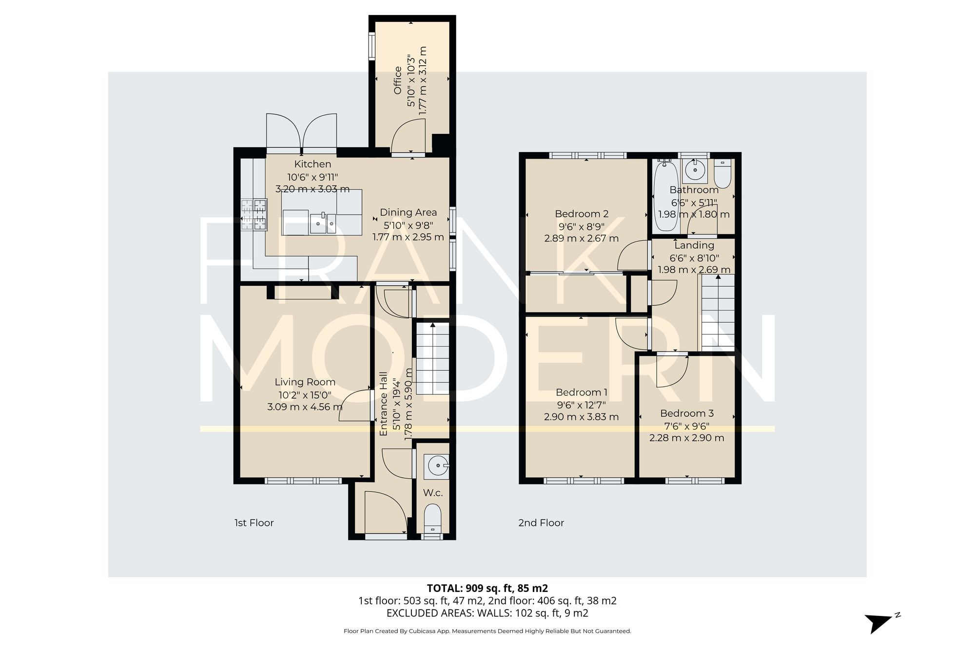 9 Station Avenue, Grantham floorplan