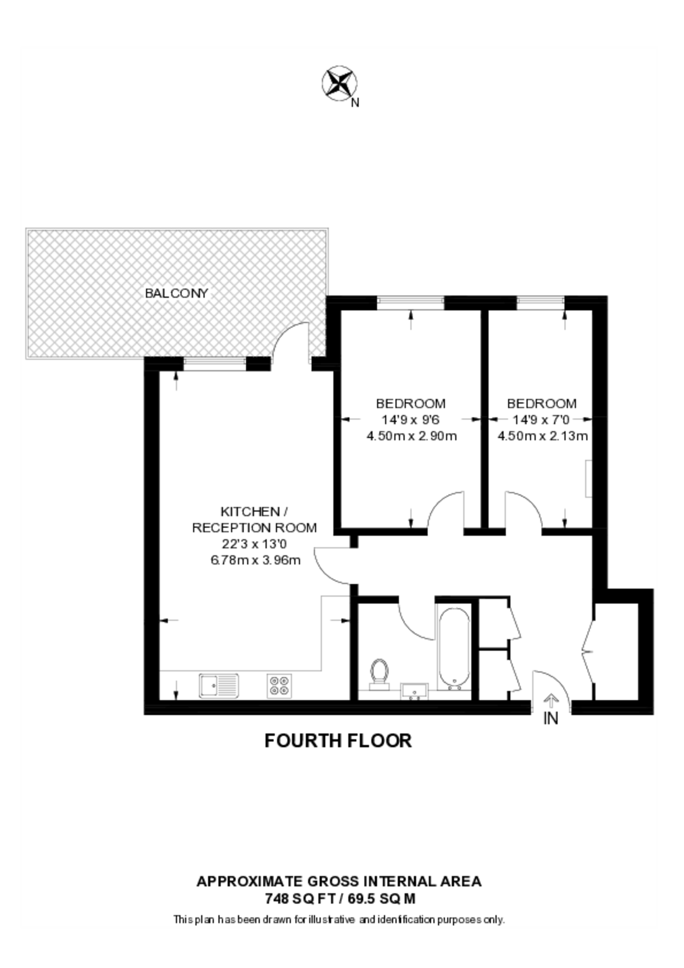 Carlyon Road, Alperton floorplan