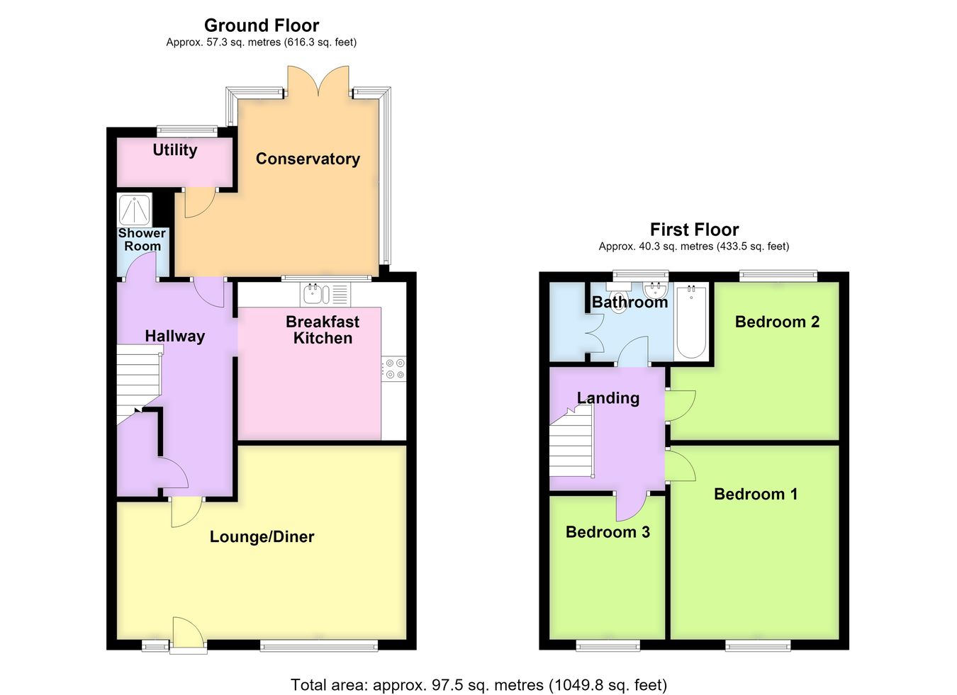 40, Bradford Road, Boston floorplan