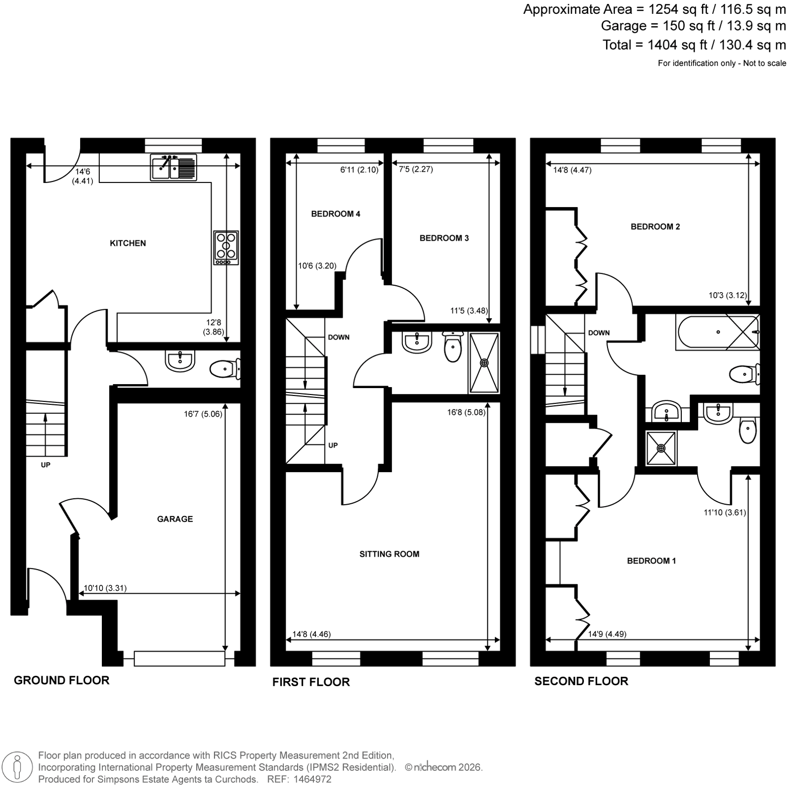 11, Clarendon Gate, Ottershaw floorplan
