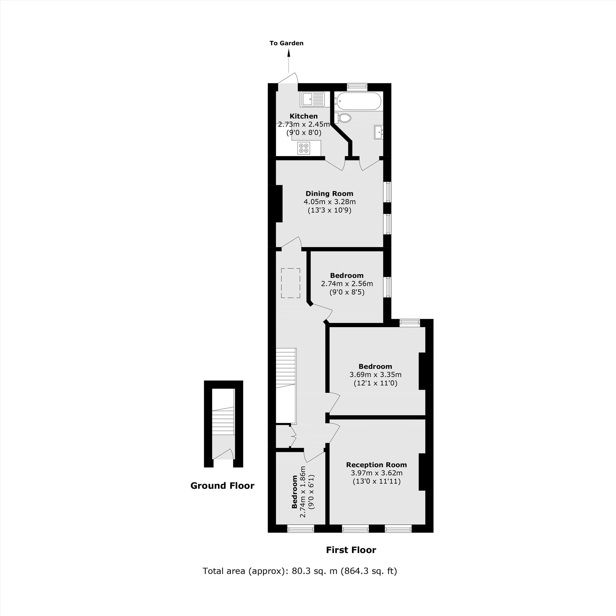 15, Hillcourt Road, London floorplan