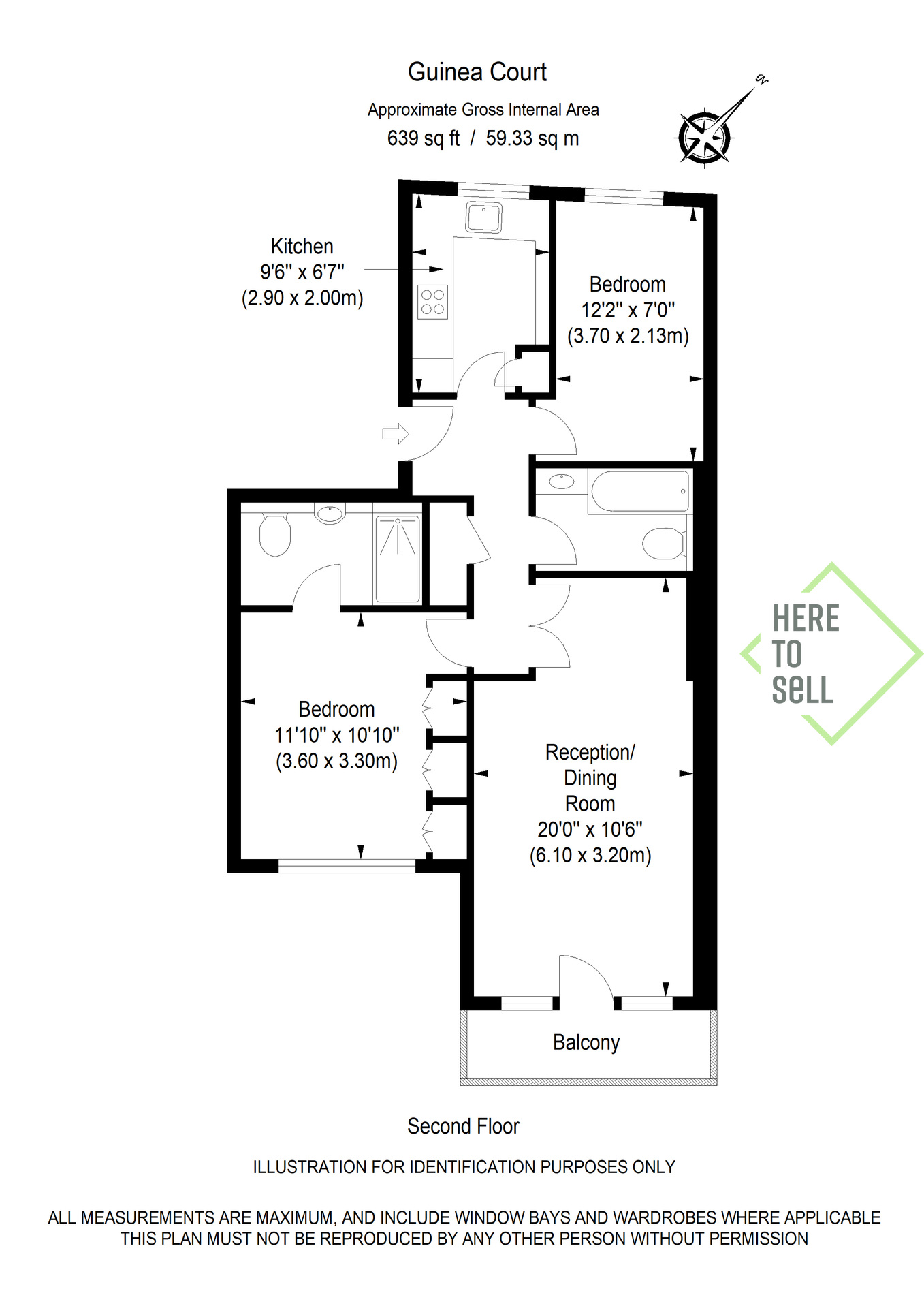 Flat 2, London floorplan