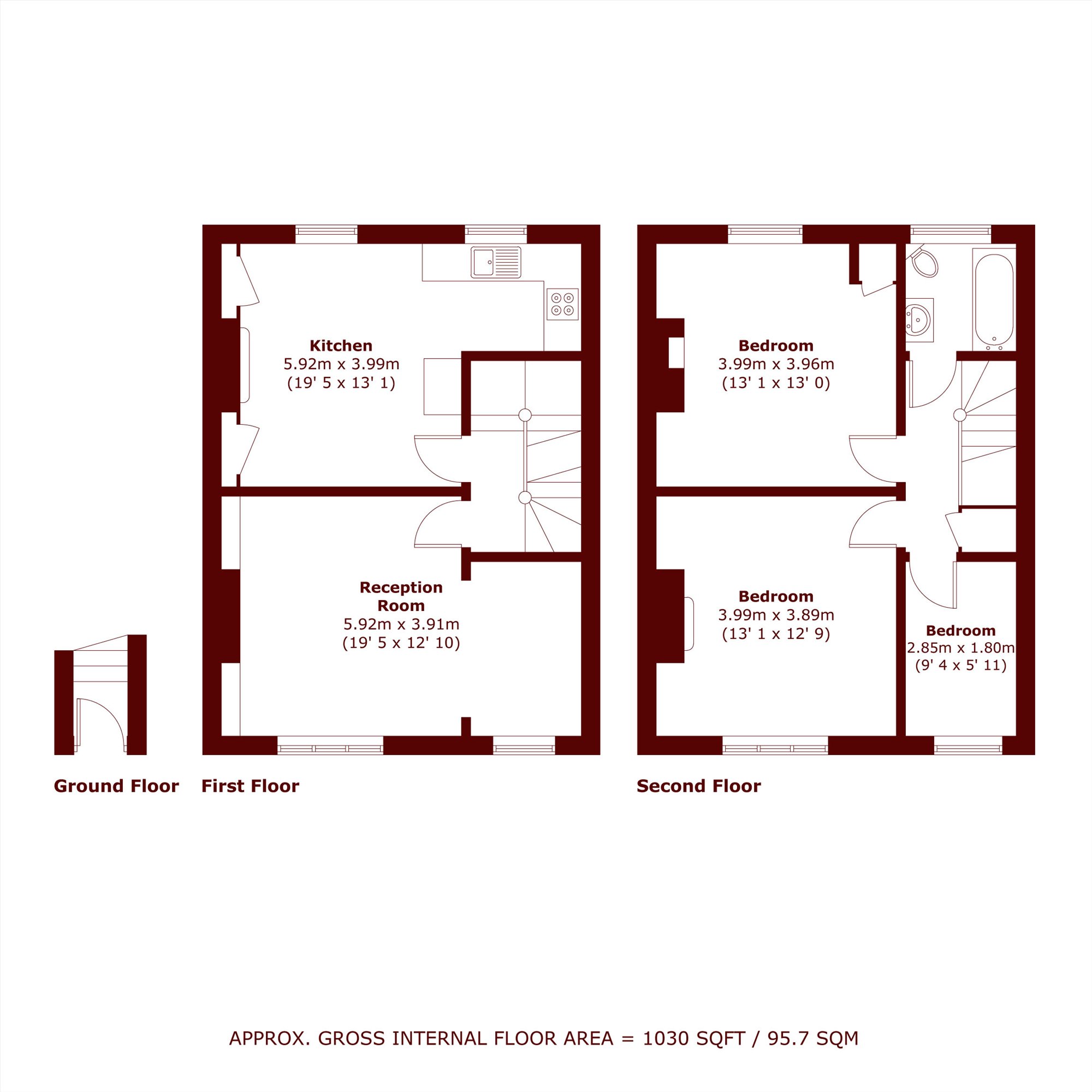 Cromwell Place, London floorplan