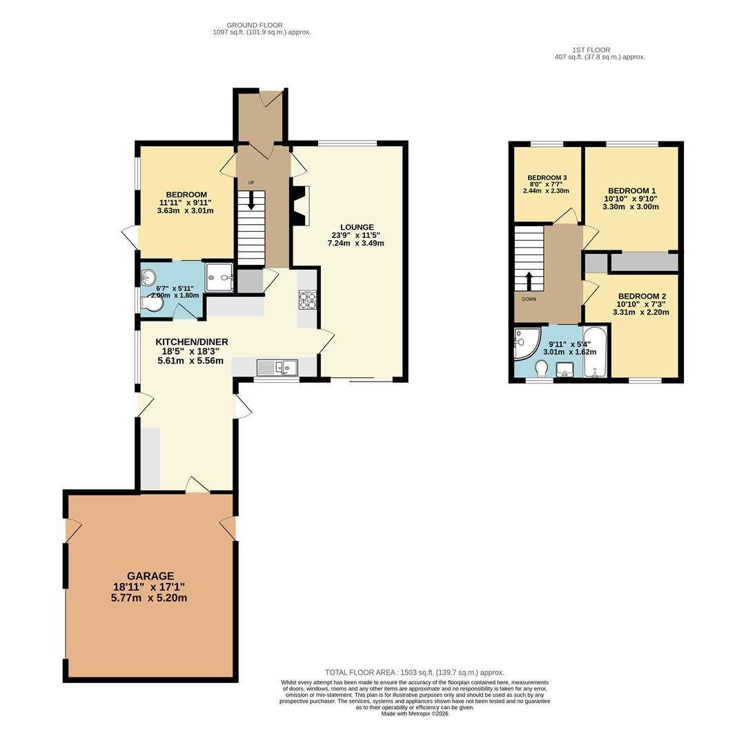 12, Beaconsfield, Withernsea floorplan