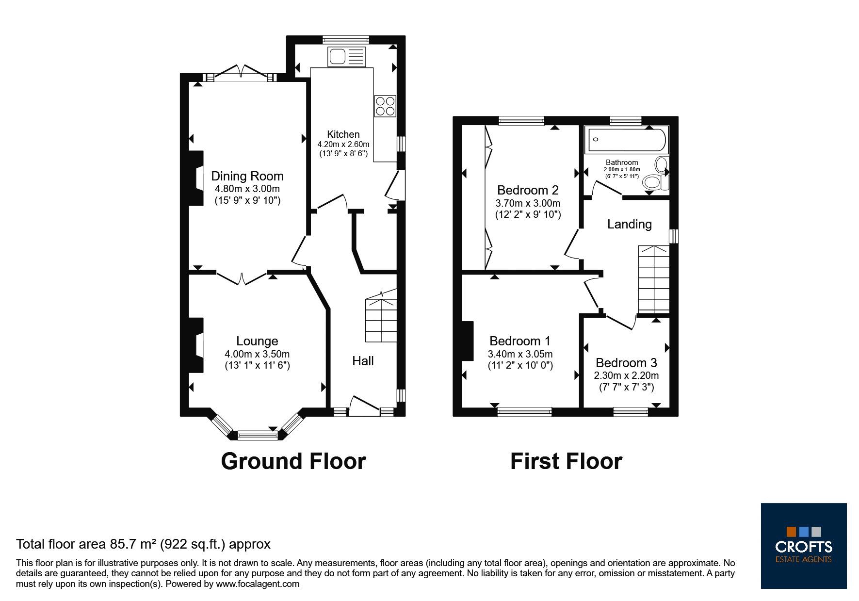 18, Tennyson Road, Cleethorpes floorplan