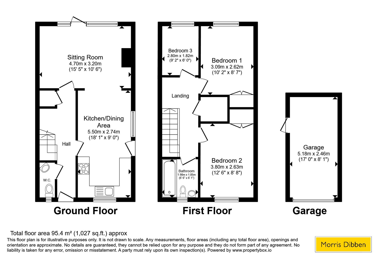 8, Glebe Close, Hampshire floorplan