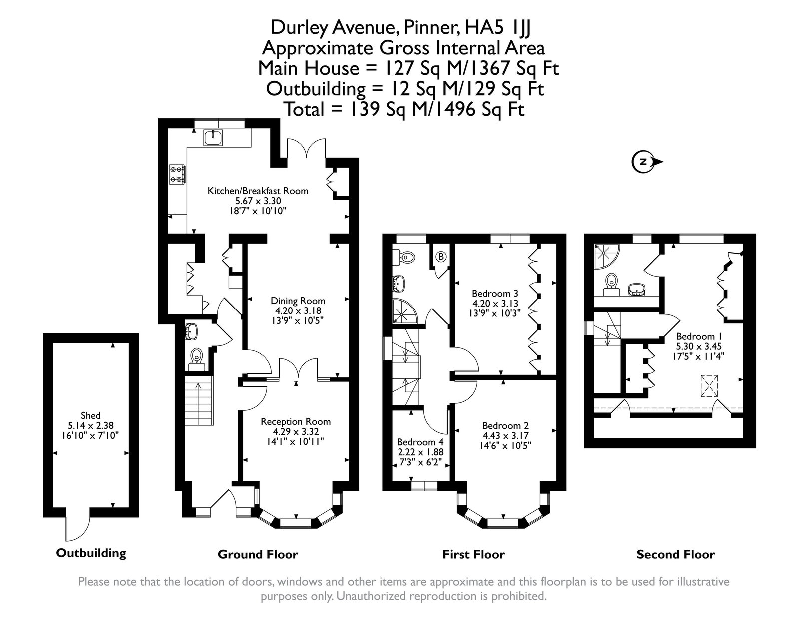 67, Durley Avenue, Pinner floorplan