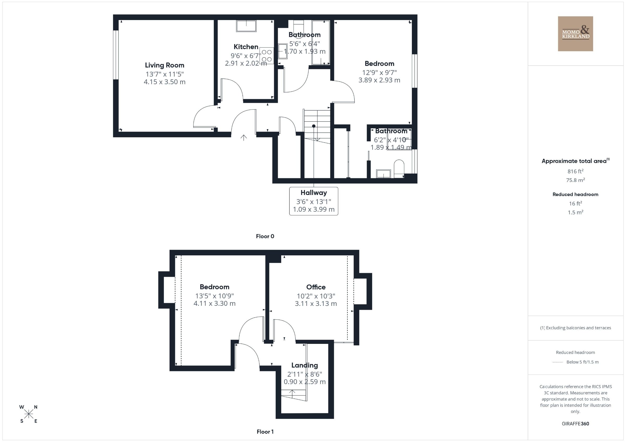 64 West Wellhall Wynd, Hamilton floorplan