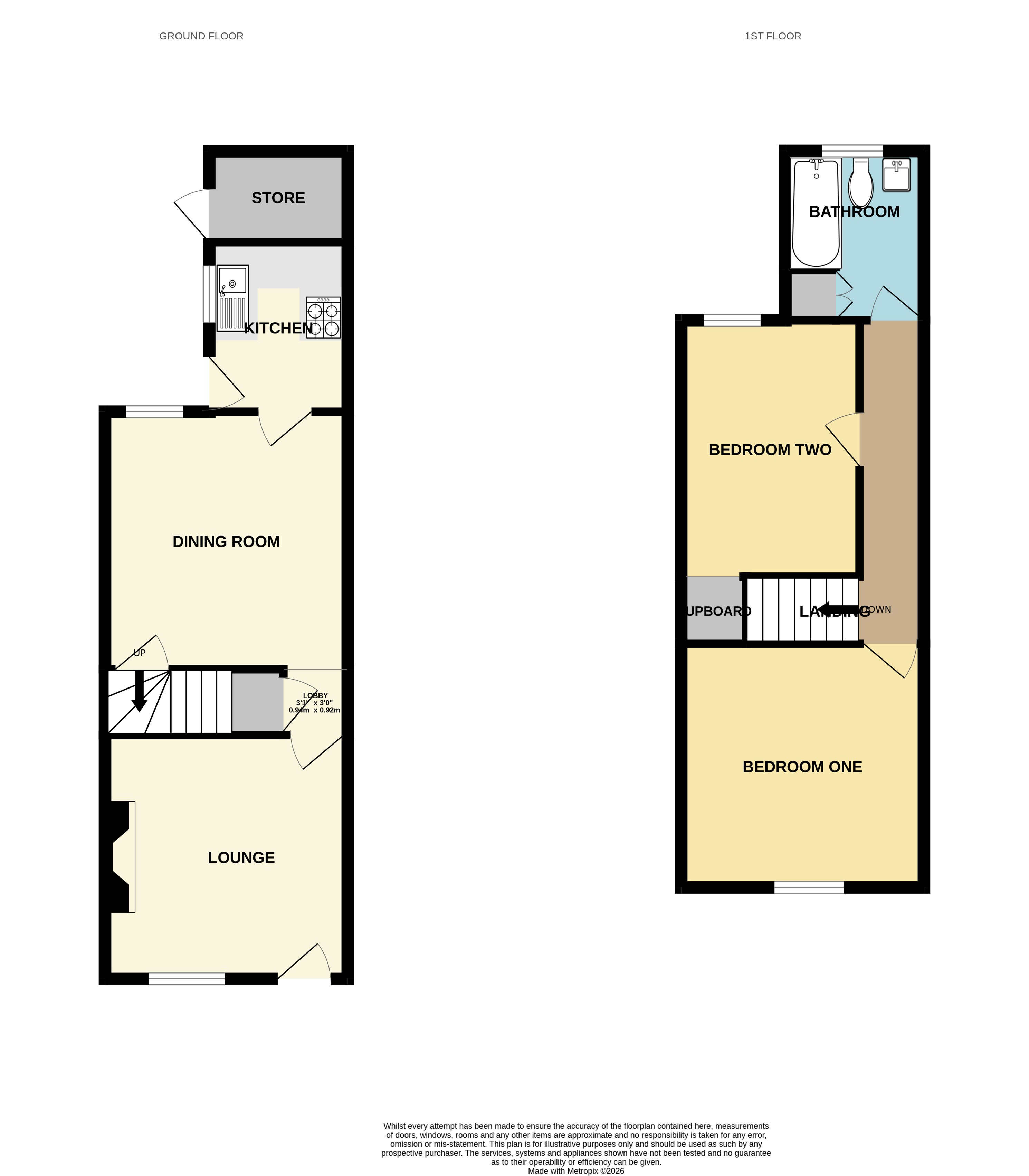 Robert Street, Derbyshire floorplan