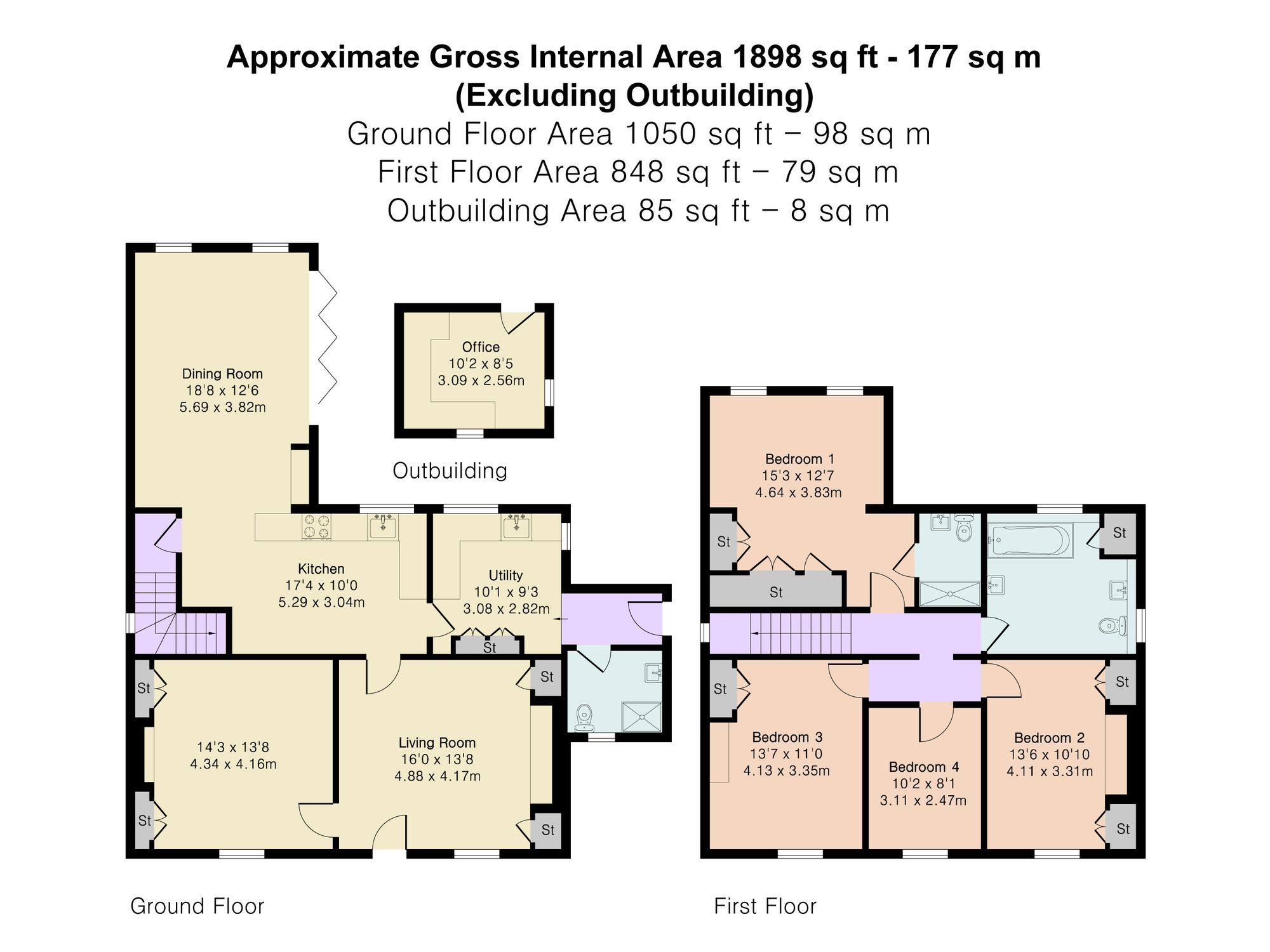 4 Main Street, Ely floorplan