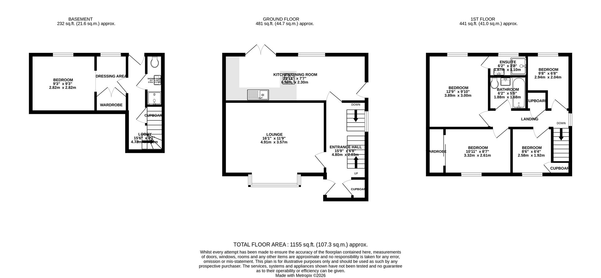 23, Silver Tree Close, Walderslade Woods floorplan