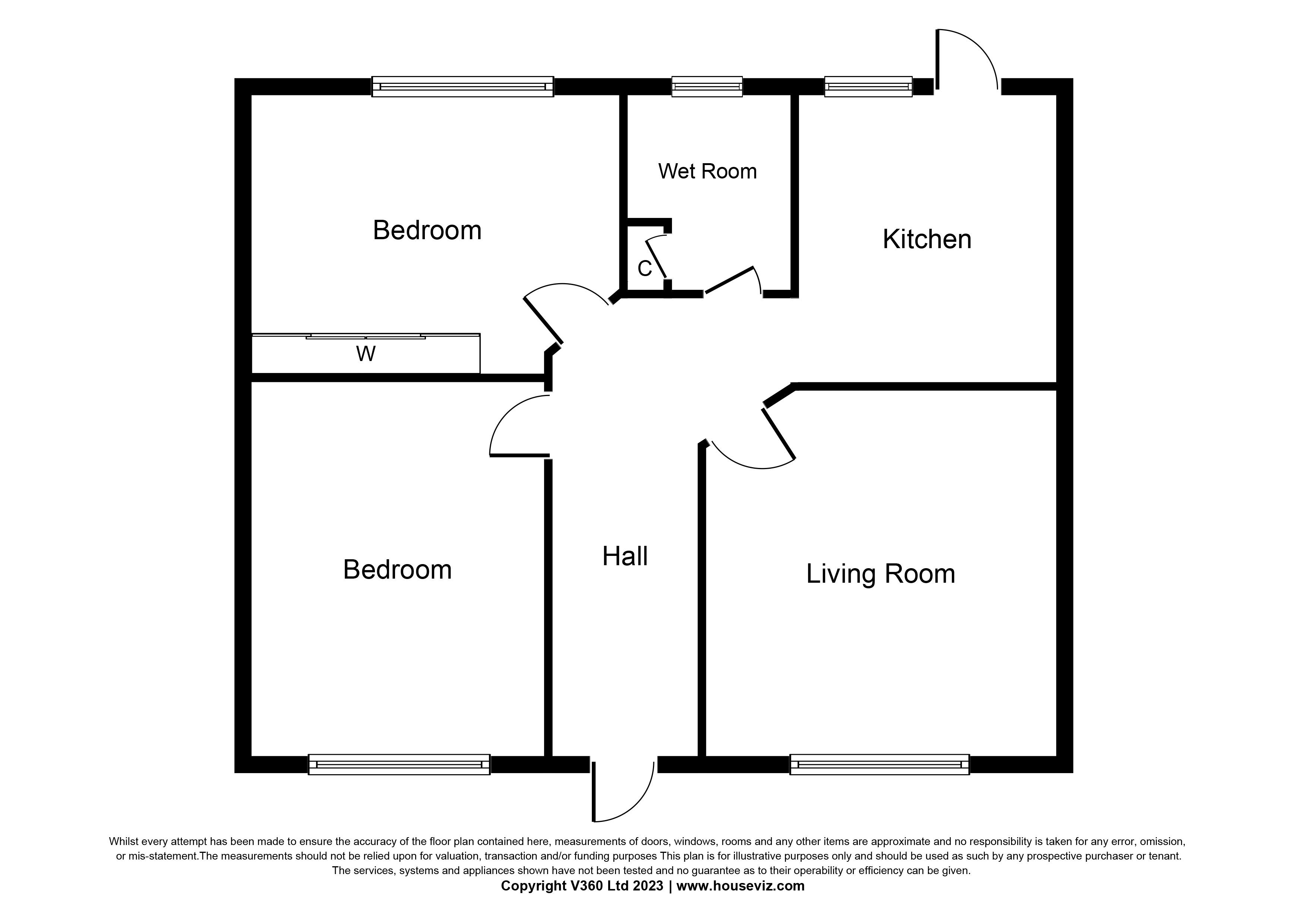 Medina Gardens, Brookfield, Middlesbrough TS5, 2 bedroom flat for sale