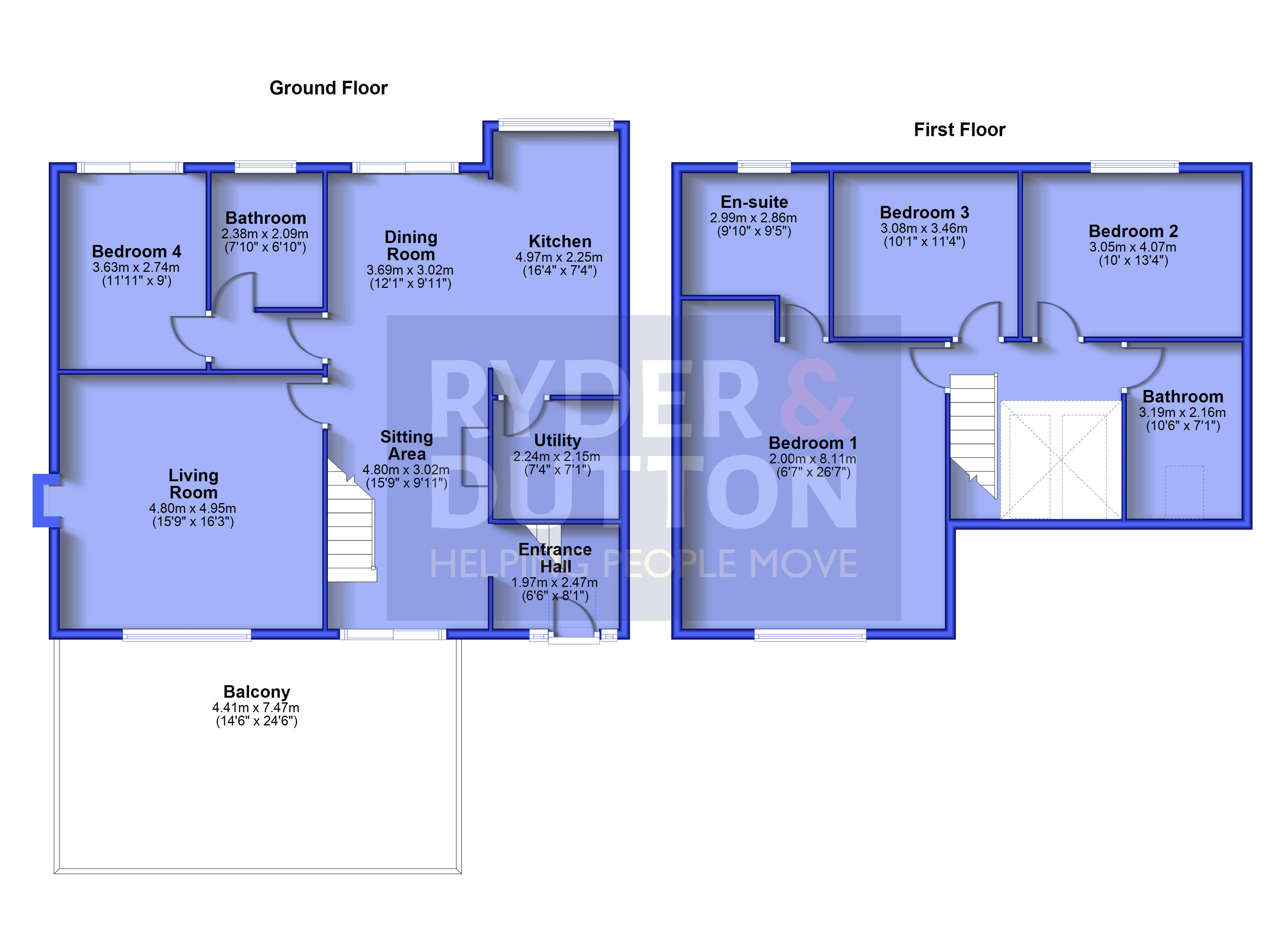 87, Kingsley Close, Greater Manchester floorplan