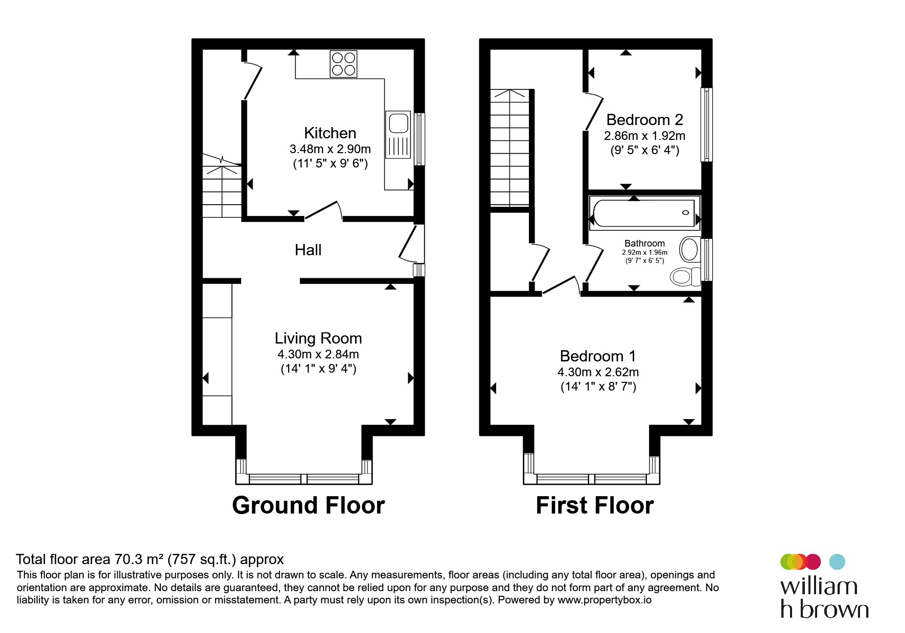 Flat C, Palmerston House, 90, Tyersal Lane, BRADFORD floorplan