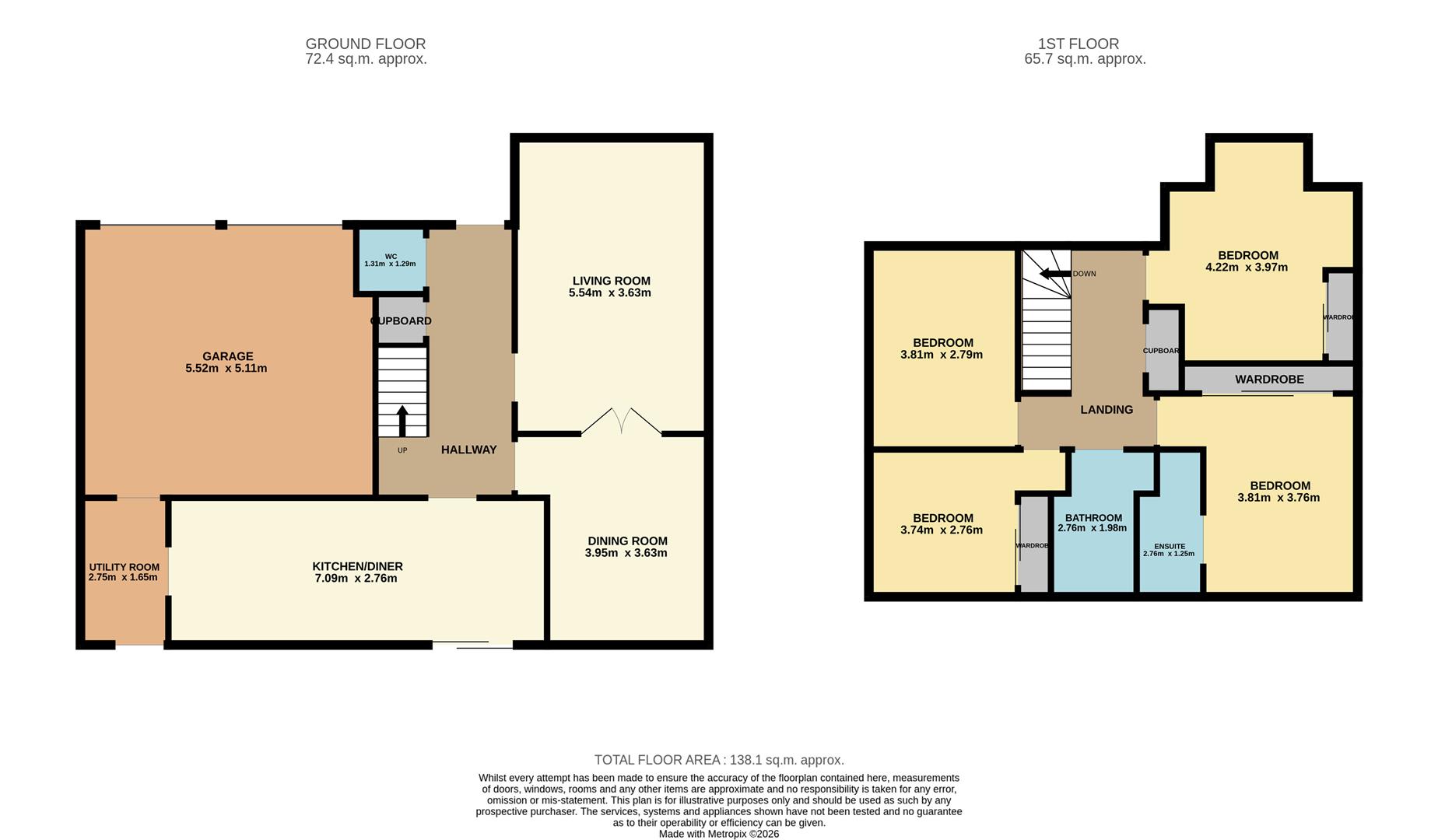 1, Crathes Way, Dundee floorplan