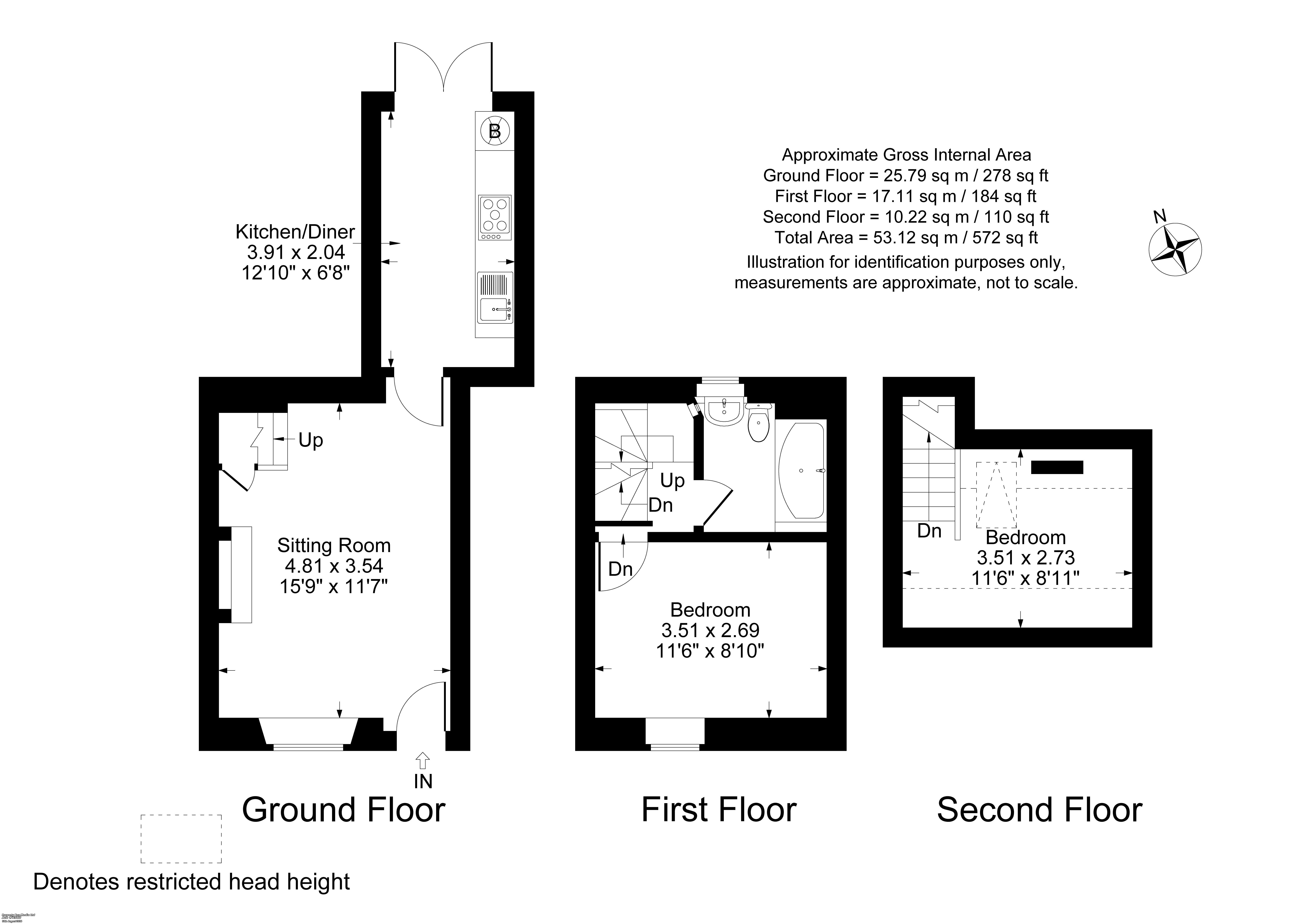 Churchill Cottage, 4, Merrivales Lane, Oxfordshire floorplan