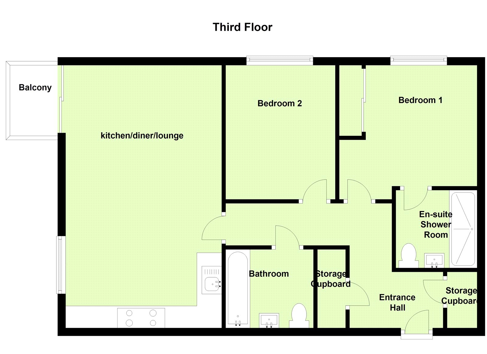 Creek Mill Way, Dartford, Kent DA1, 2 bedroom flat for sale 61712682