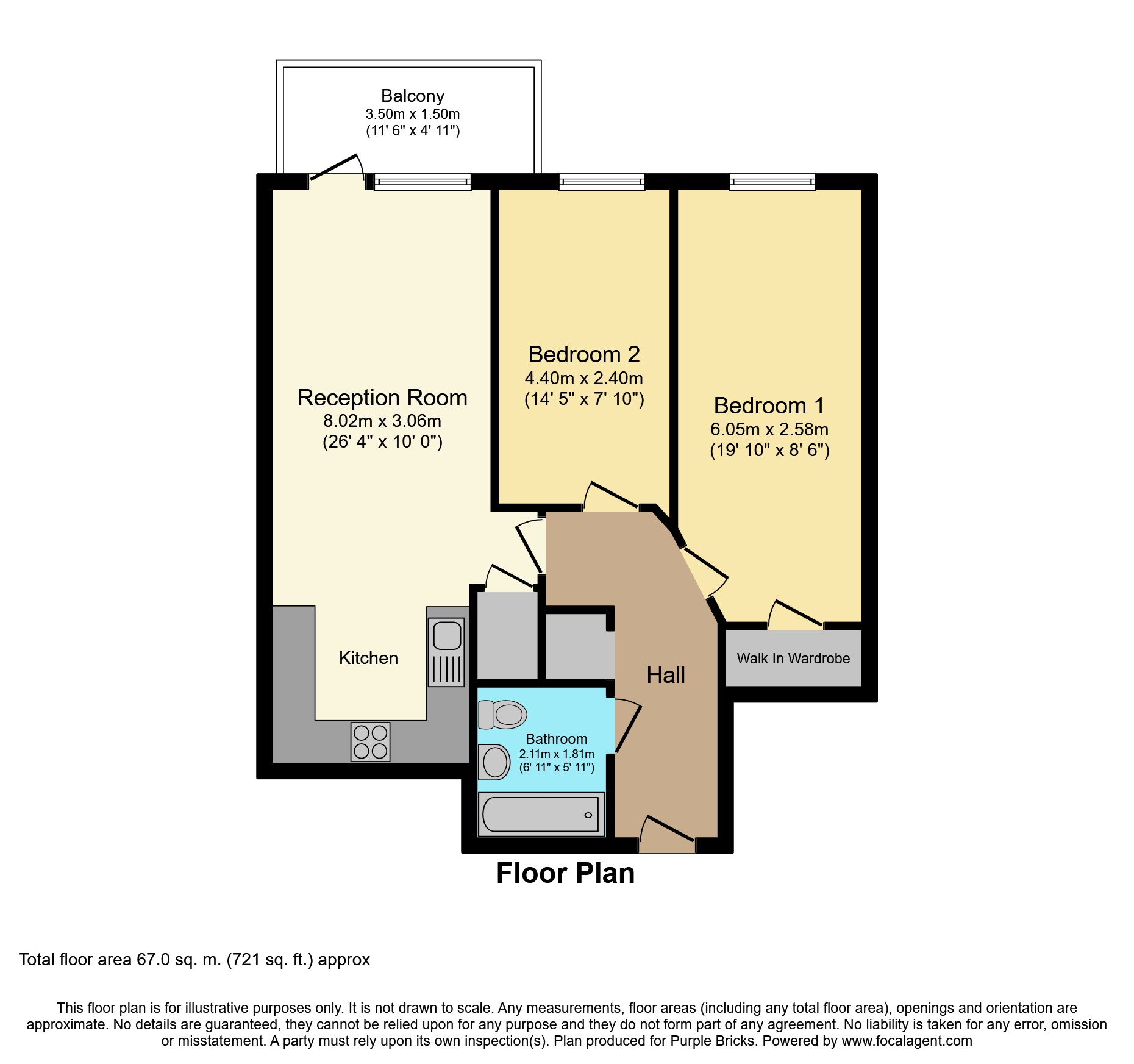 2 Bedrooms Flat for sale in 7 Whitestone Way, Croydon CR0