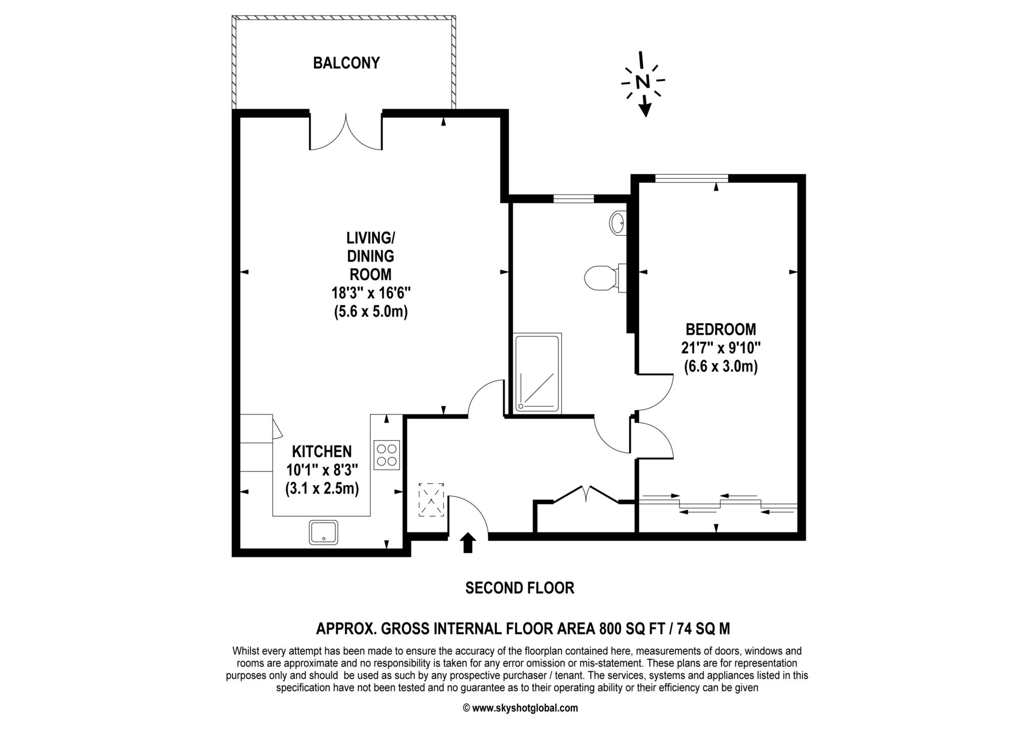 59 Keble Court, Redfields Lane, Fleet floorplan