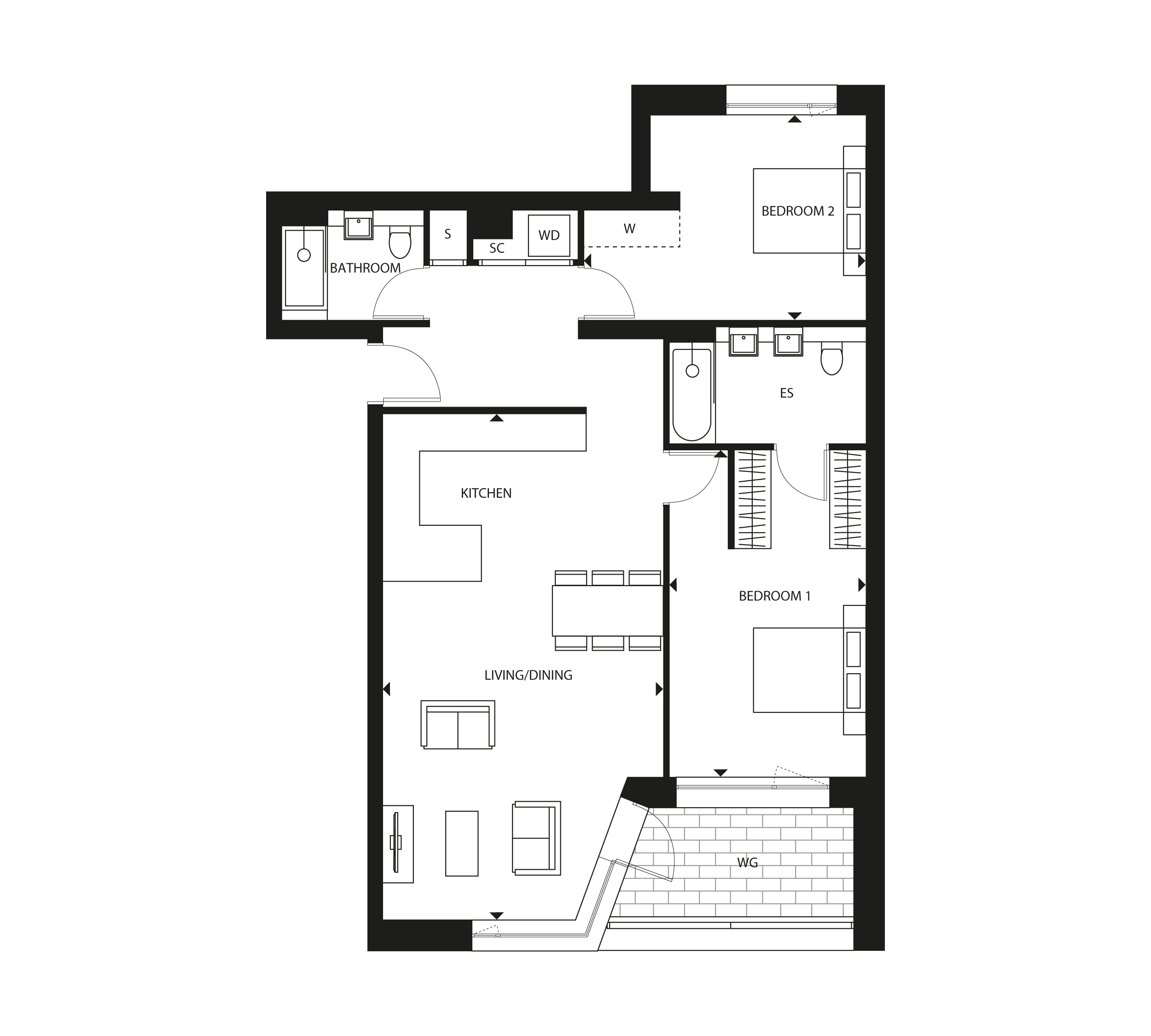 2 Bedrooms Flat for sale in 58 Grange Road, Bermondsey SE1