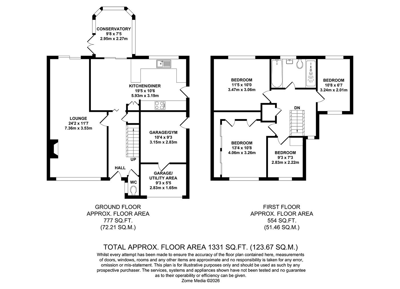 25, Normanhurst Road, Borough Green floorplan