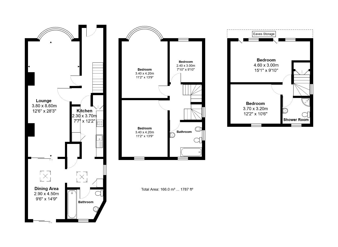 45, Bowes Road, London floorplan