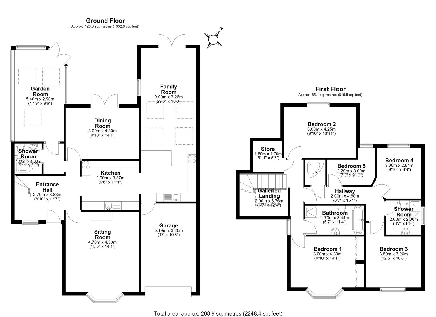 100, Queens Walk, Stamford floorplan