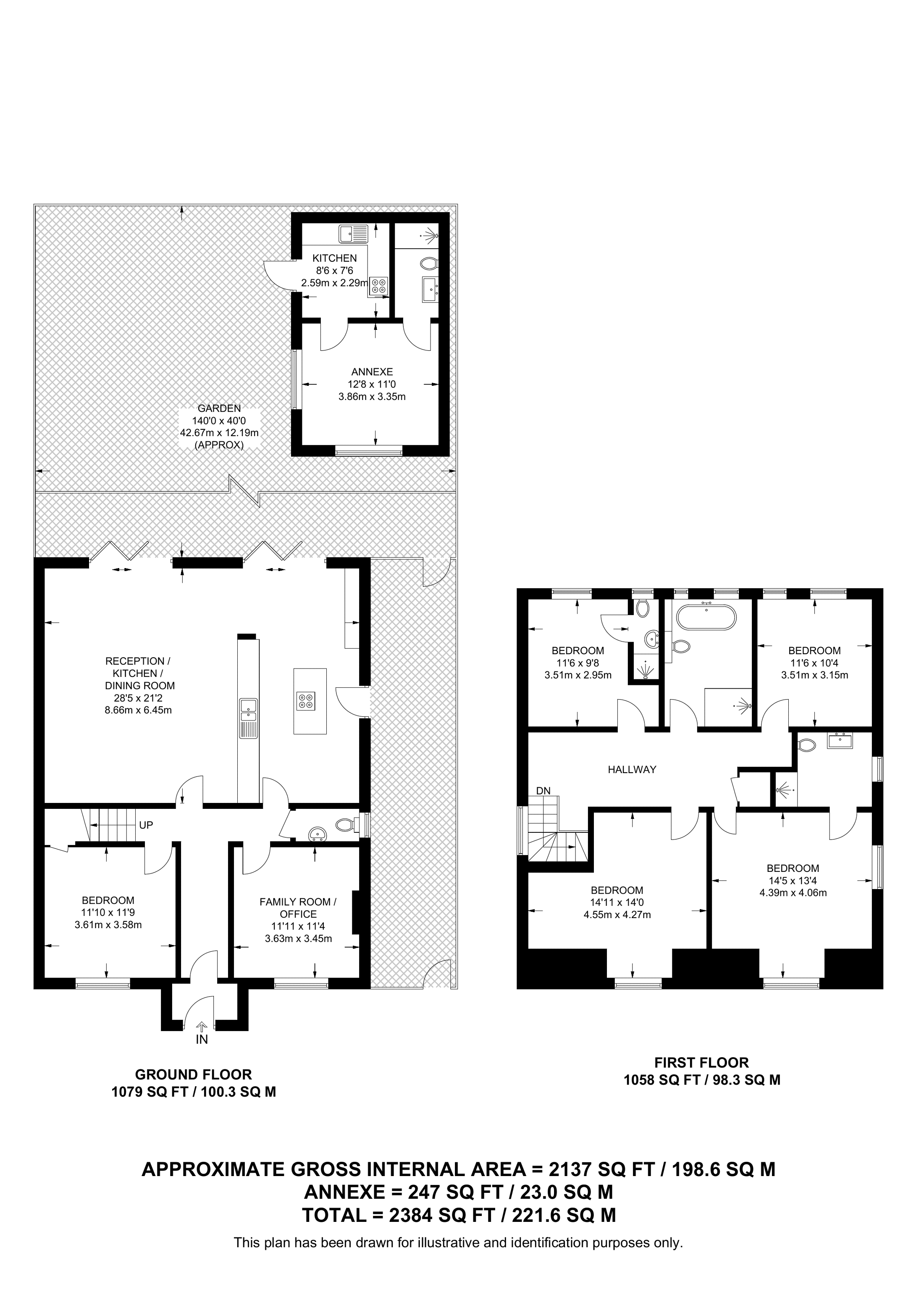 Connaught Road, New Malden floorplan