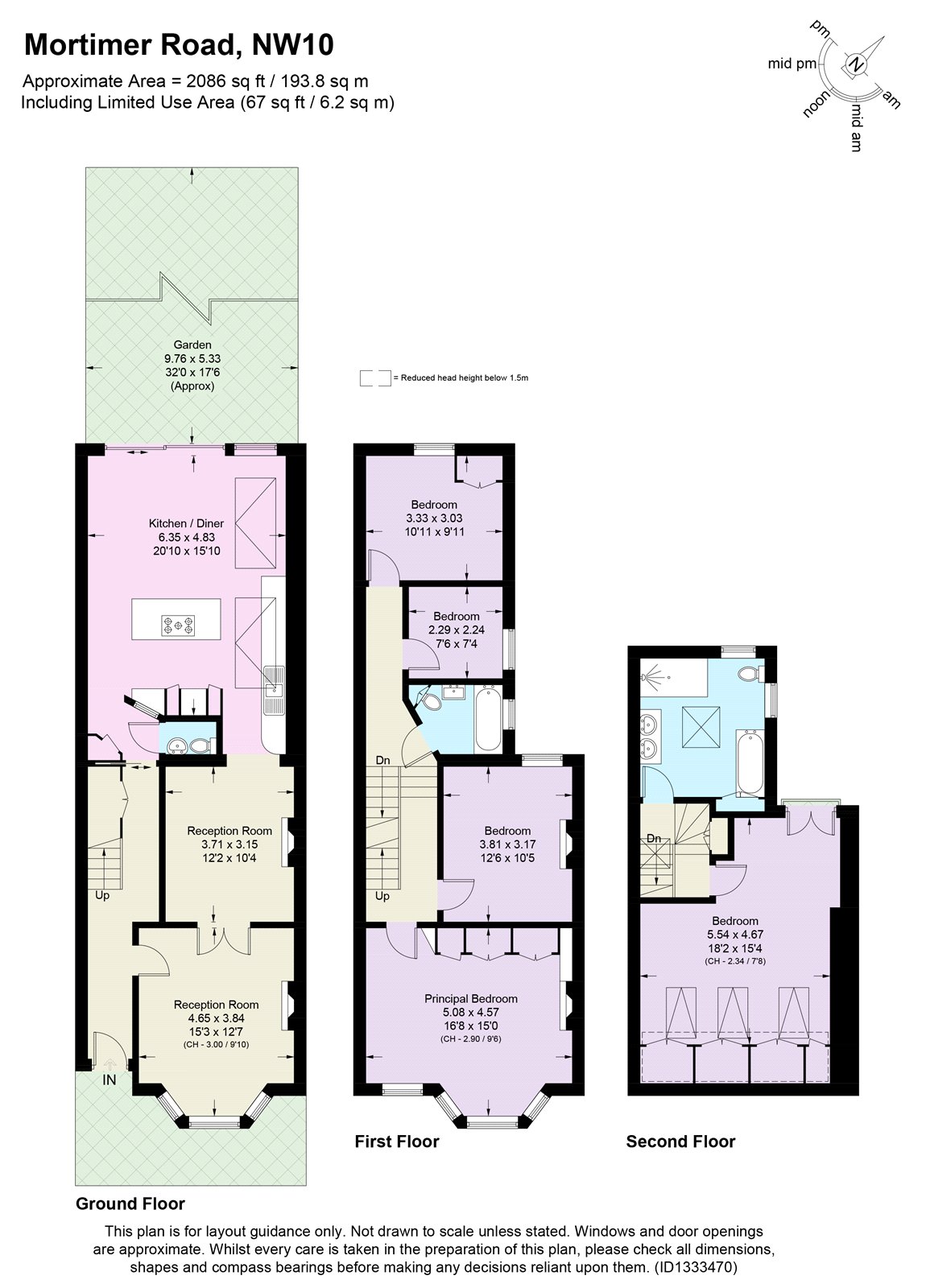 16, Mortimer Road, London floorplan
