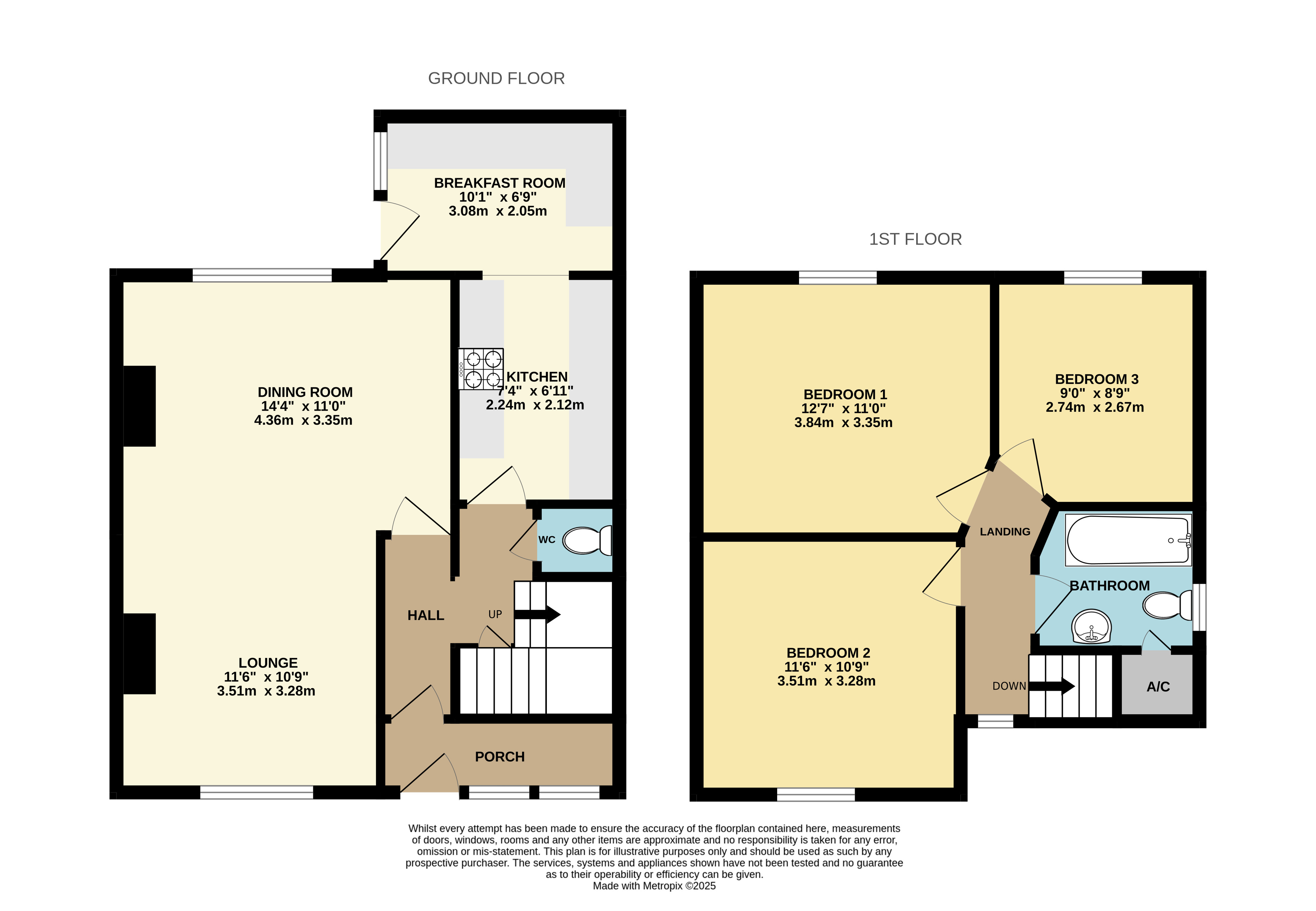 Semi Detached Home On A Quiet Road,, Raleigh Road, Devon floorplan