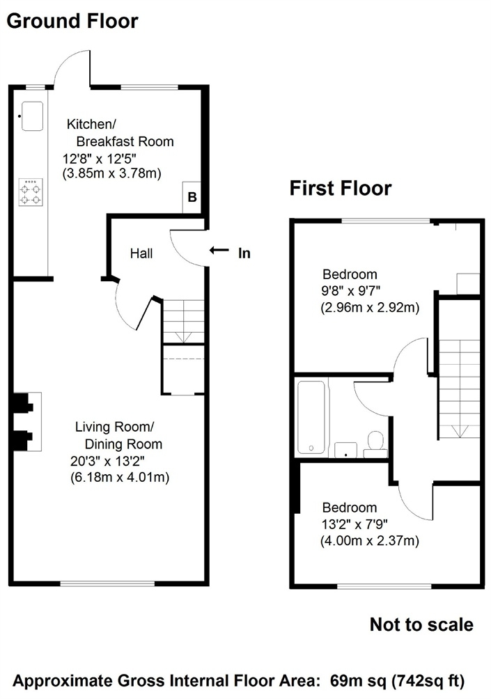 2 Bedrooms Detached house for sale in Primrose Road, Hersham Village, Surrey KT12